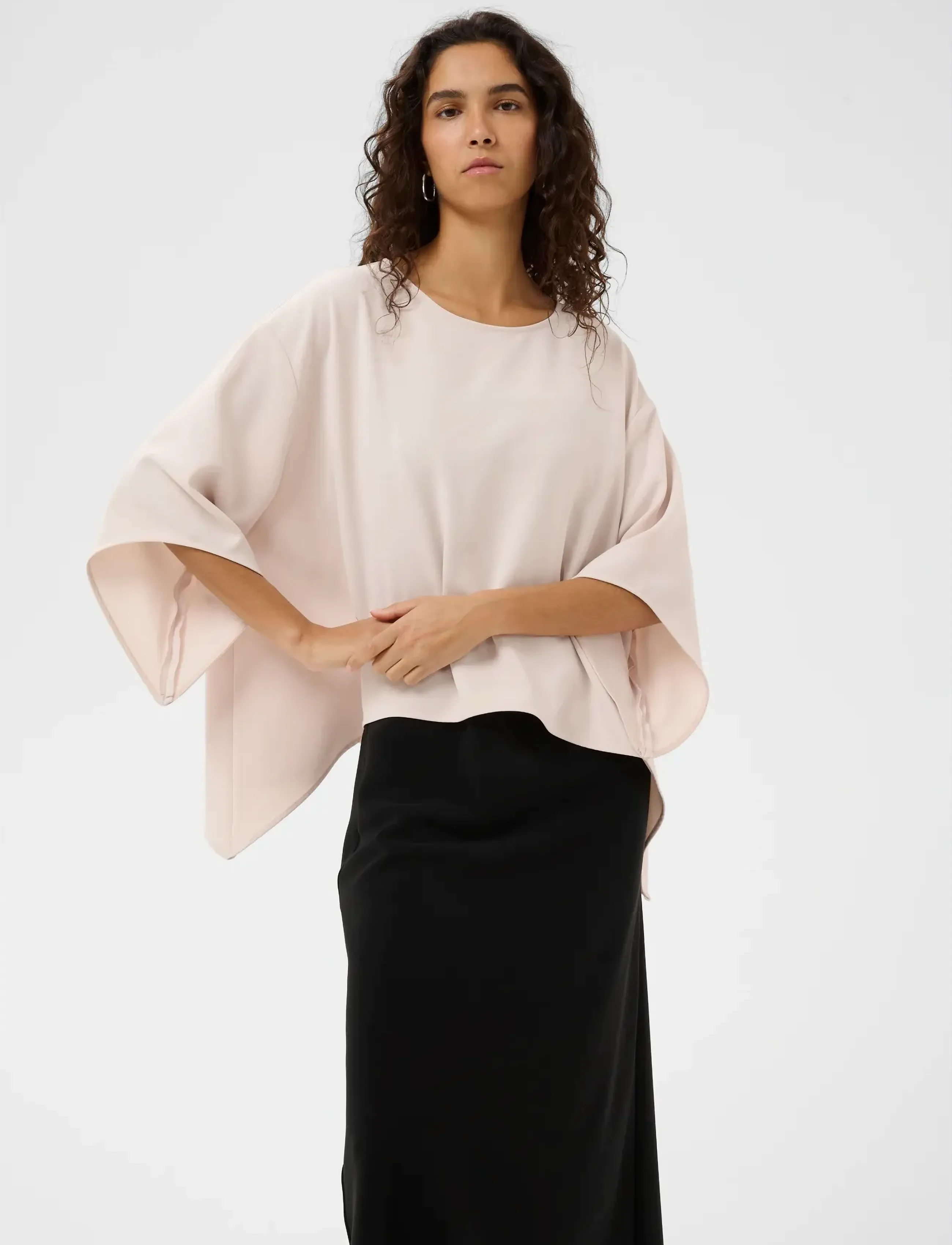 InWear CHARLEENEIW FEST LAYERED DRESS - Modetrends - BLACK / black