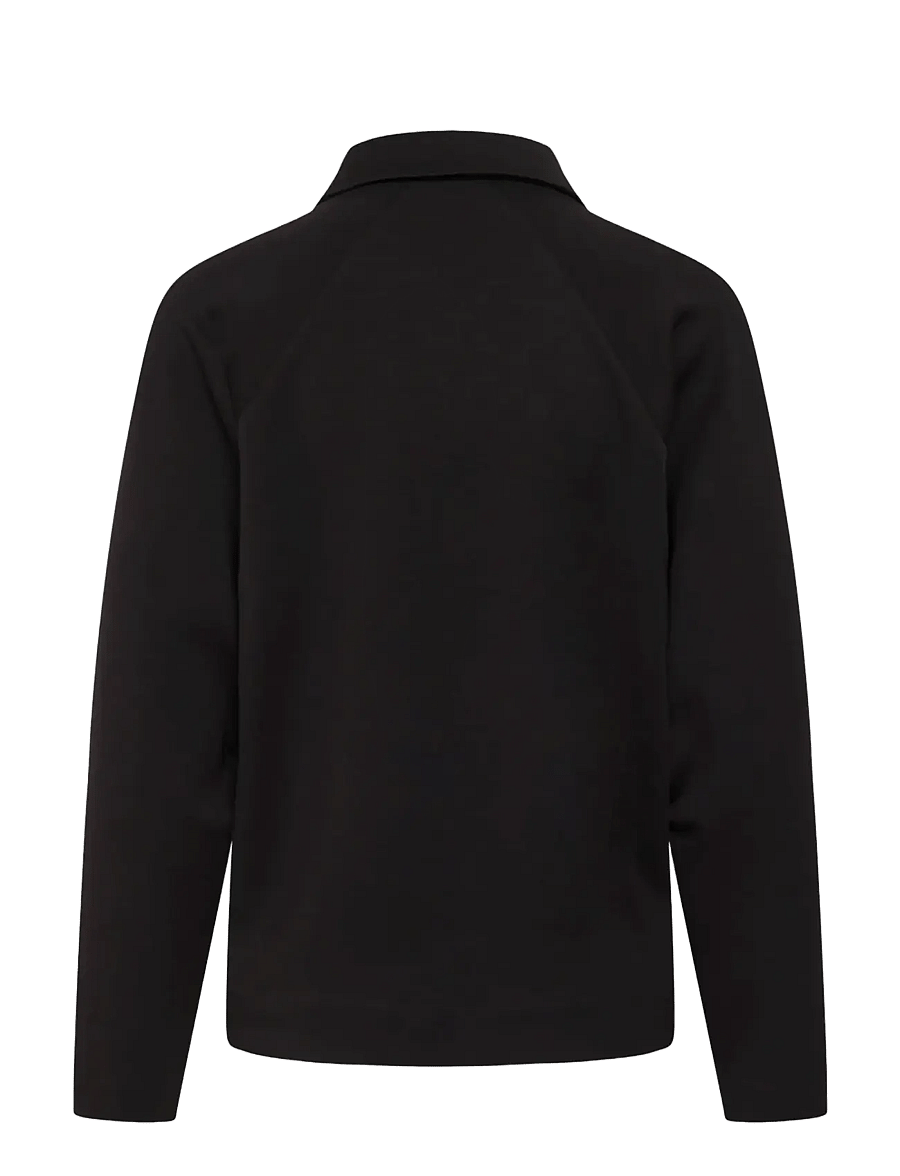 InWear - SIMIW VINCENTIW POLO BLOUSE - poloshirts - black - 2