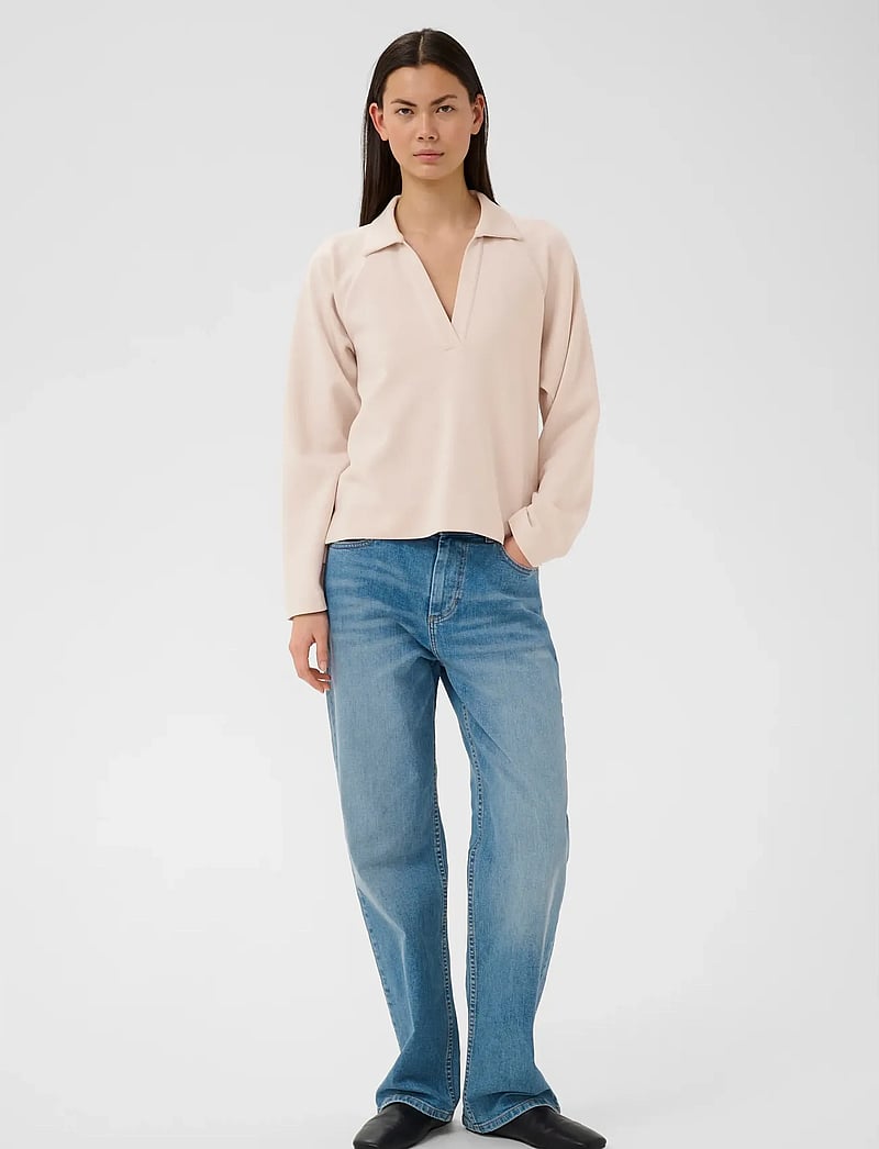 InWear - SIMIW VINCENTIW POLO BLOUSE - poloshirts - haze - 3