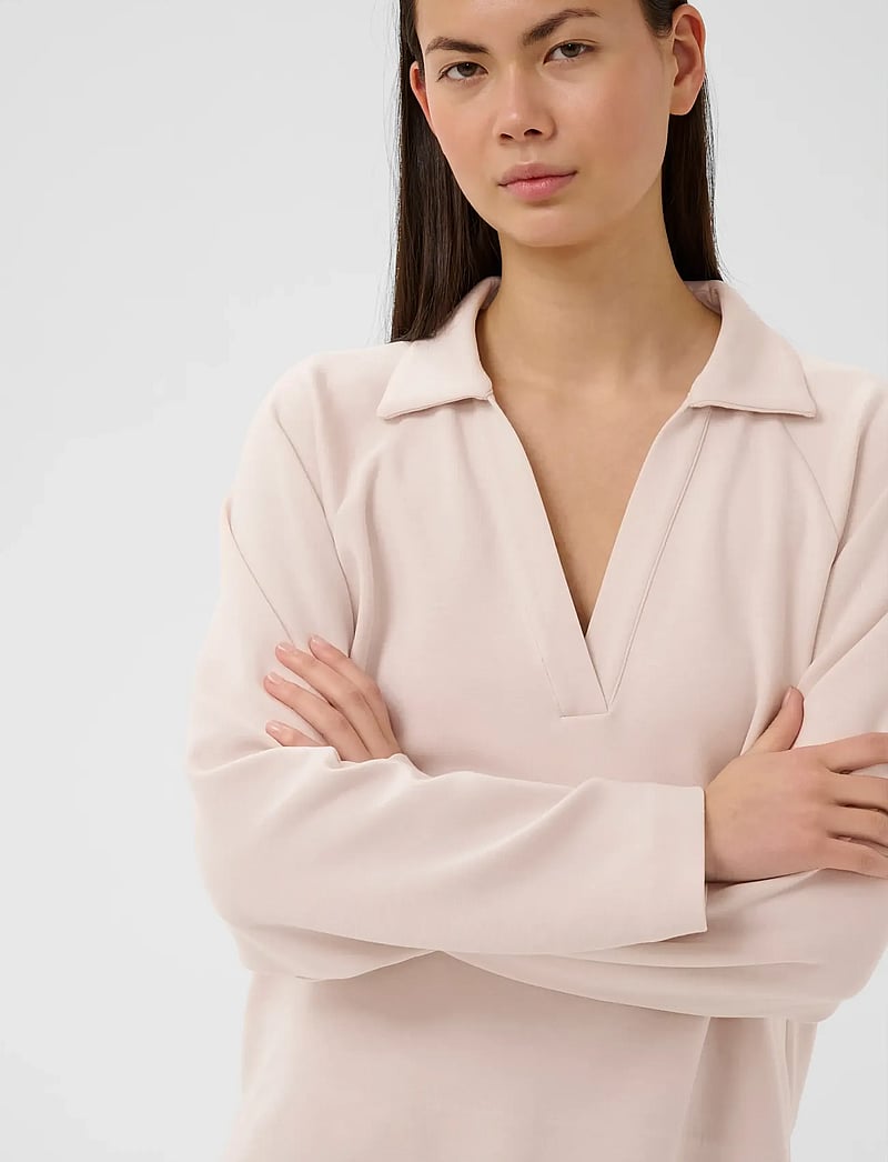 InWear - SIMIW VINCENTIW POLO BLOUSE - poloshirts - haze - 5