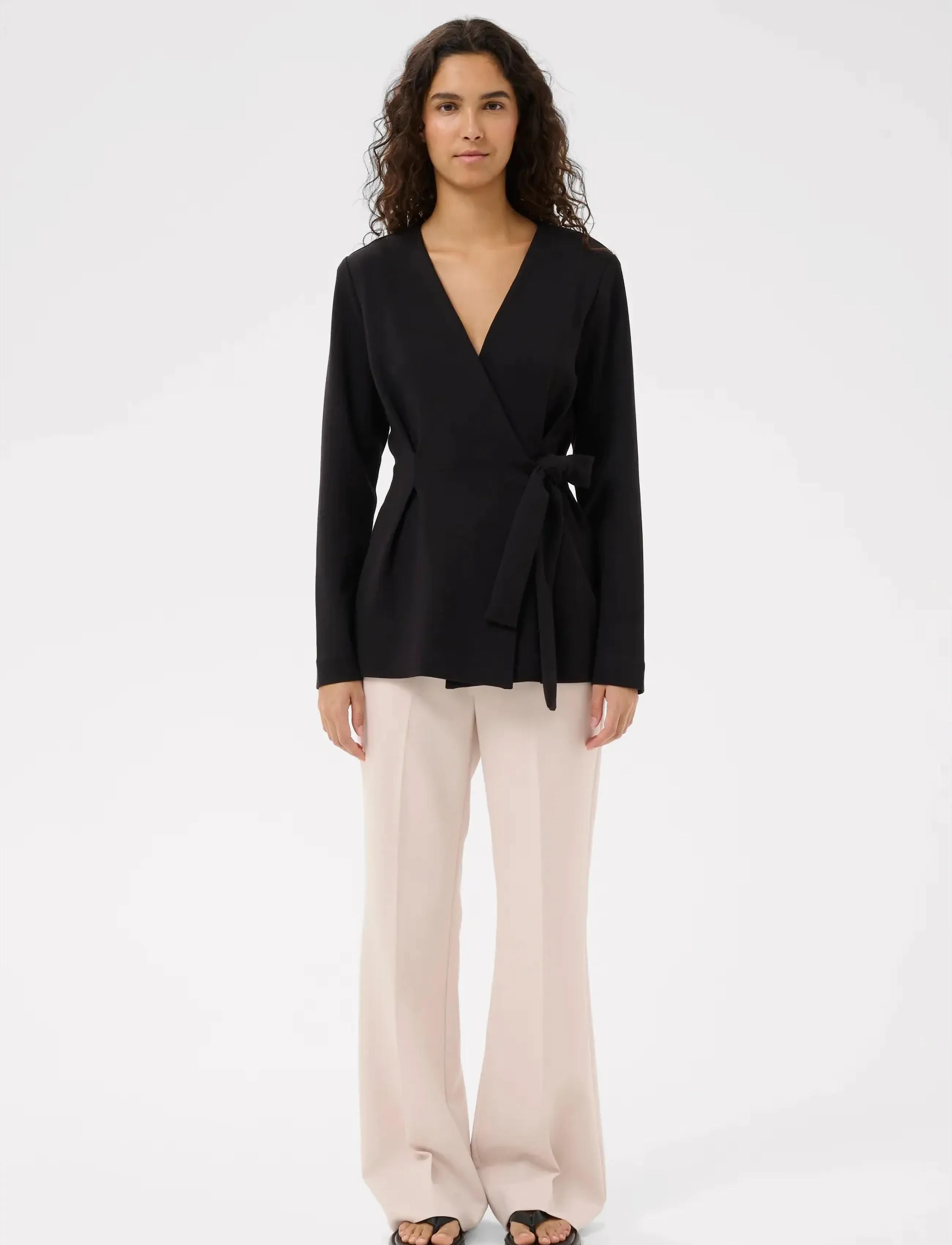 InWear - SIMIIW VINCENTIW BELT JACKET - strickjacken - black - 3