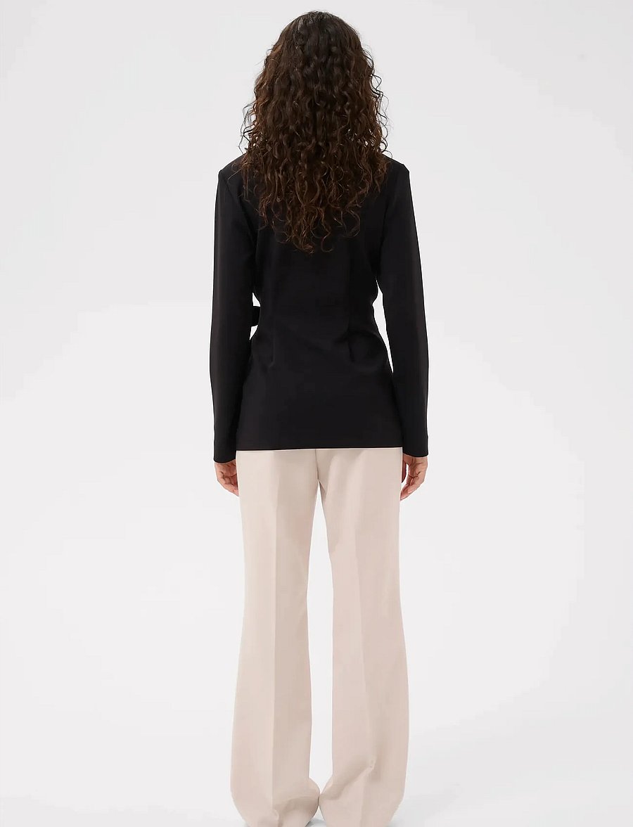 InWear - SIMIIW VINCENTIW BELT JACKET - strickjacken - black - 4