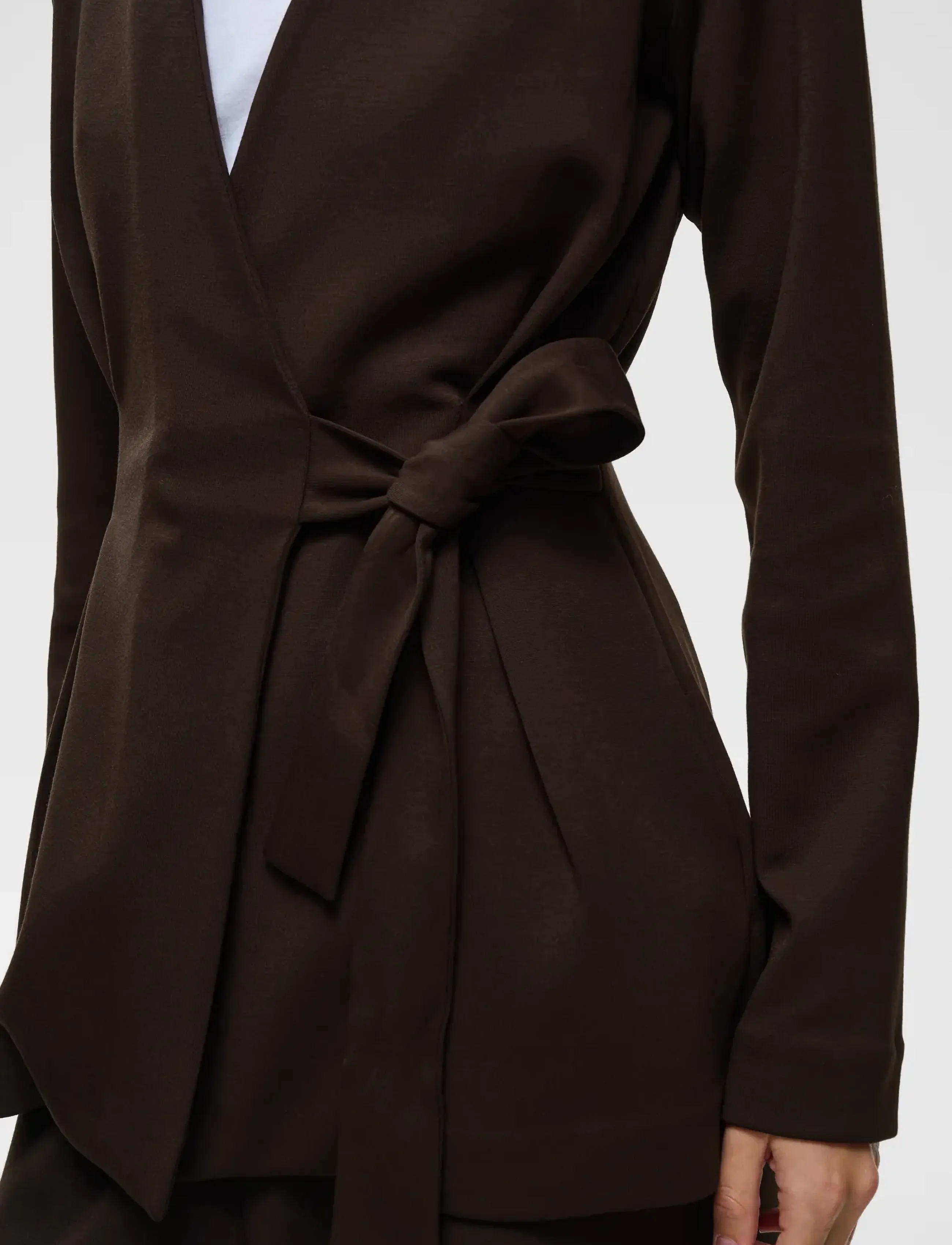 InWear - SIMIIW VINCENTIW BELT JACKET - kardiganid - chocolate brown - 3