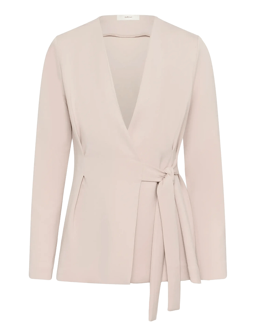 InWear - SIMIIW VINCENTIW BELT JACKET - strickjacken - haze - 1