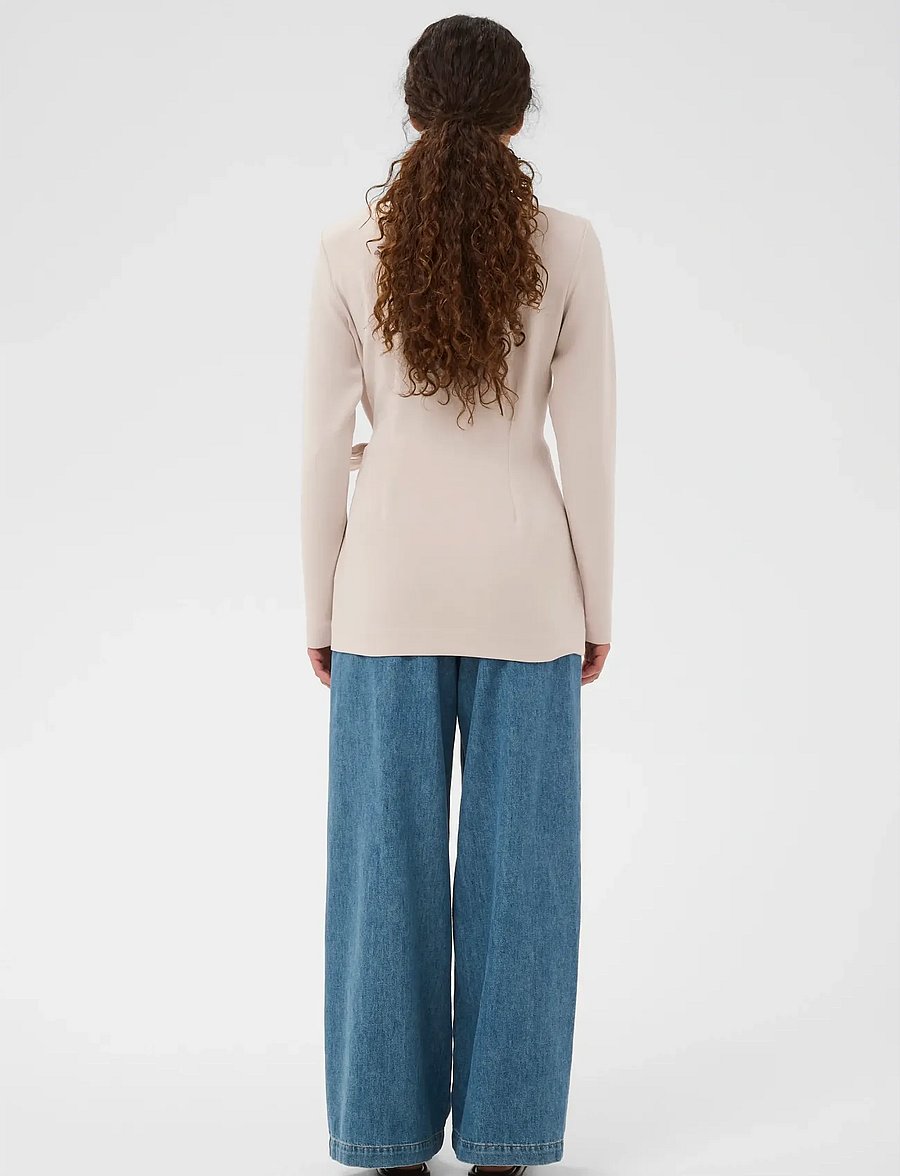 InWear - SIMIIW VINCENTIW BELT JACKET - strickjacken - haze - 4