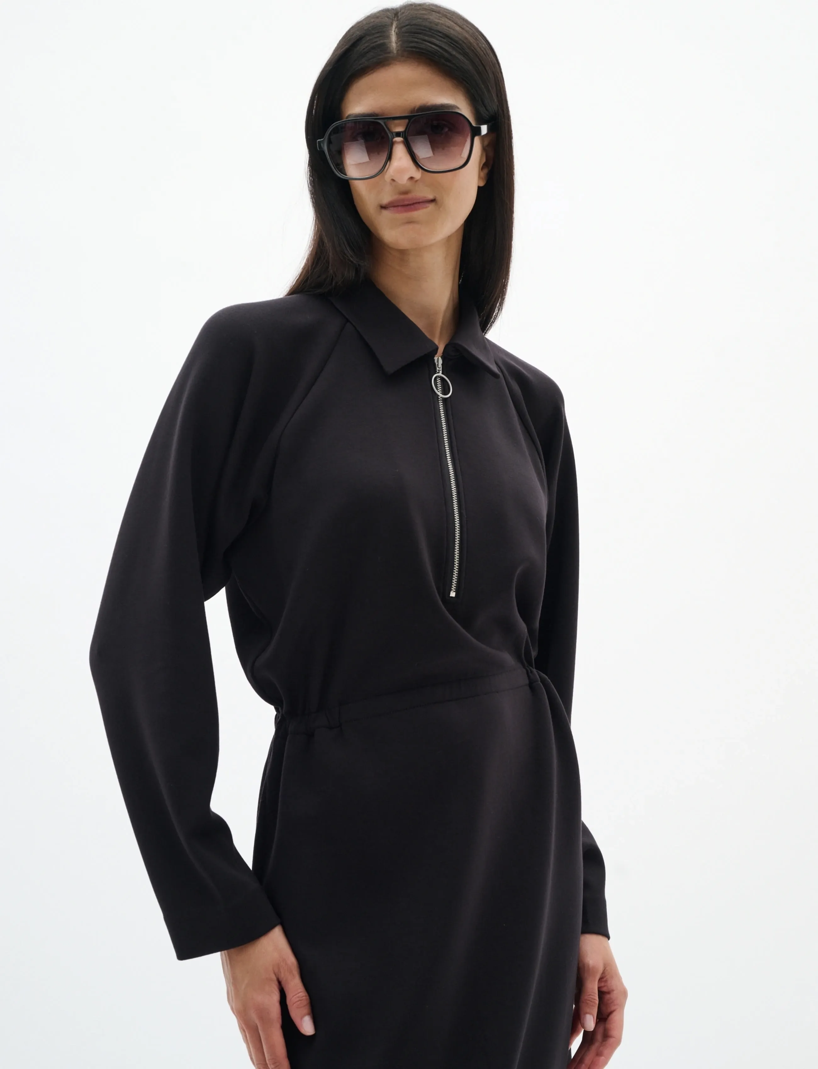 InWear - SIMIIW VINCENTIW DRESS - skjortekjoler - black - 1