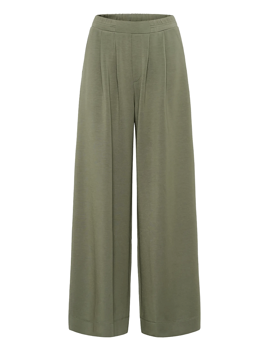 InWear - SIMIIW VINCENTIW PANT - hosen mit weitem bein - mulled basil - 0