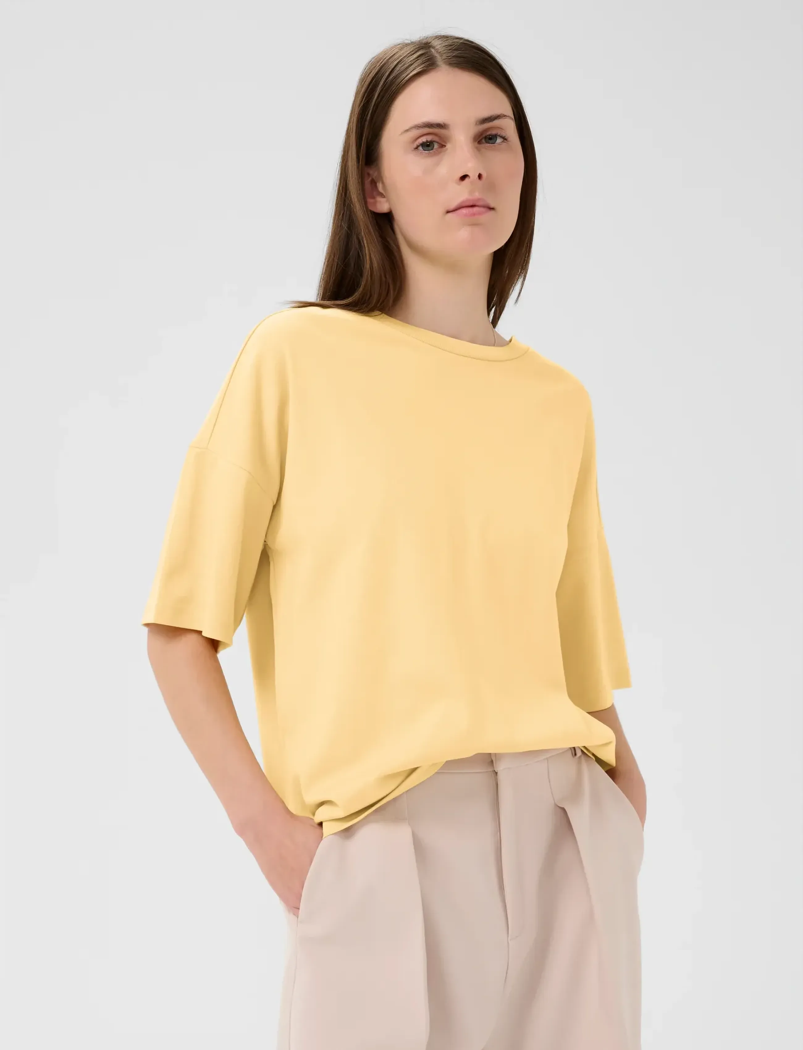 InWear SOPHIEIW BOXY TSHIRT - T-shirts & Tops - CHAMOMILE / yellow