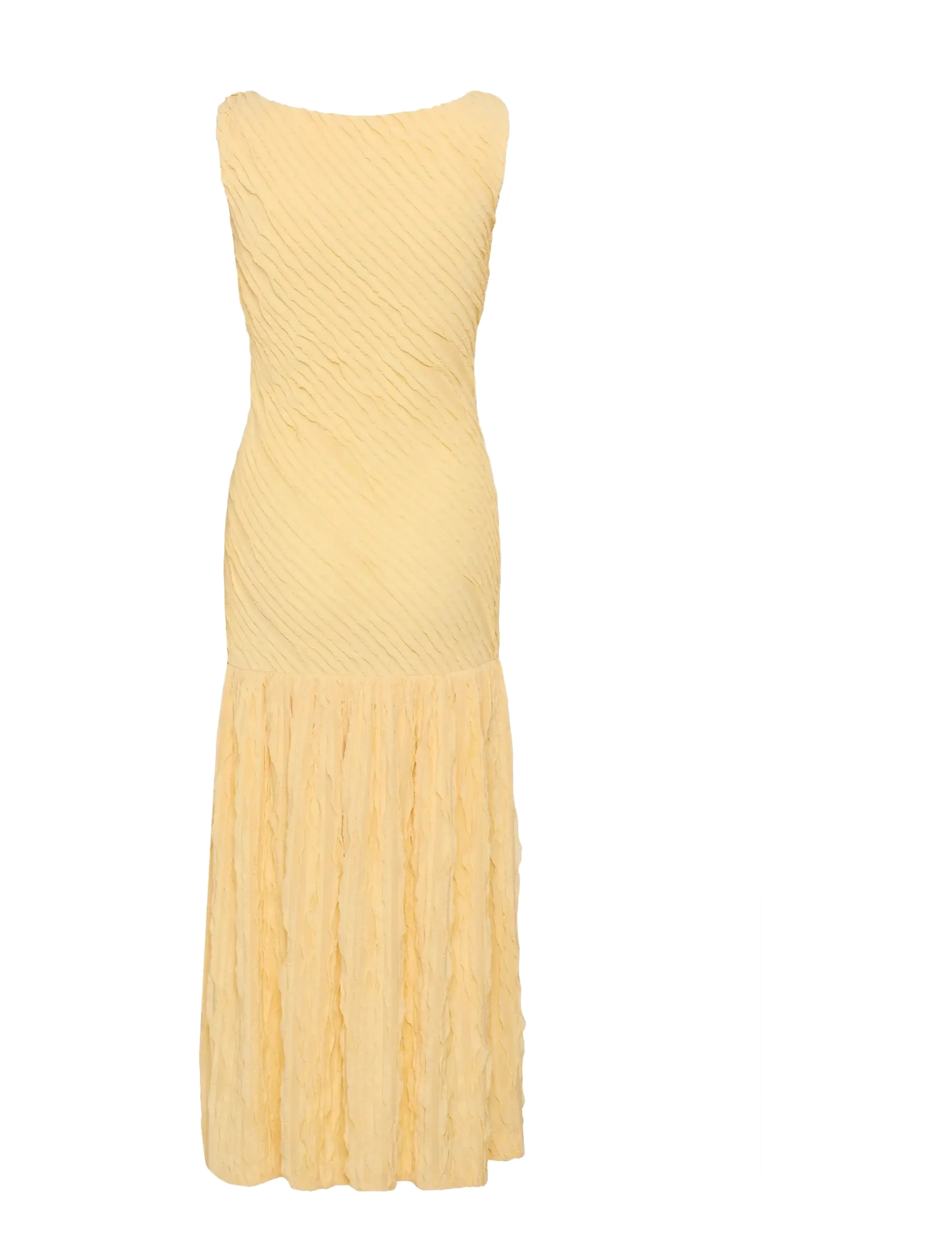 InWear - SELMAIW FEST LONG DRESS - kokteilinės suknelės - chamomile - 2