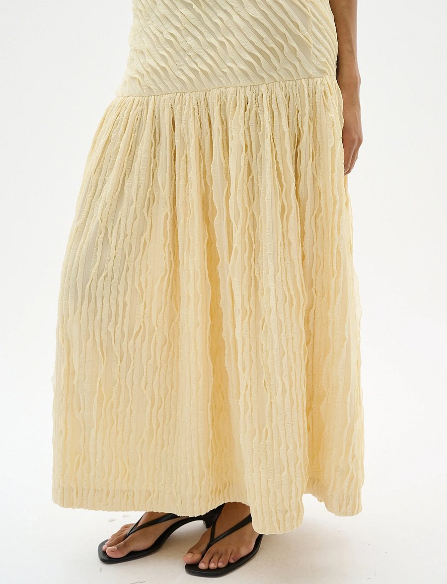 InWear - SELMAIW FEST LONG DRESS - kokteilinės suknelės - chamomile - 4