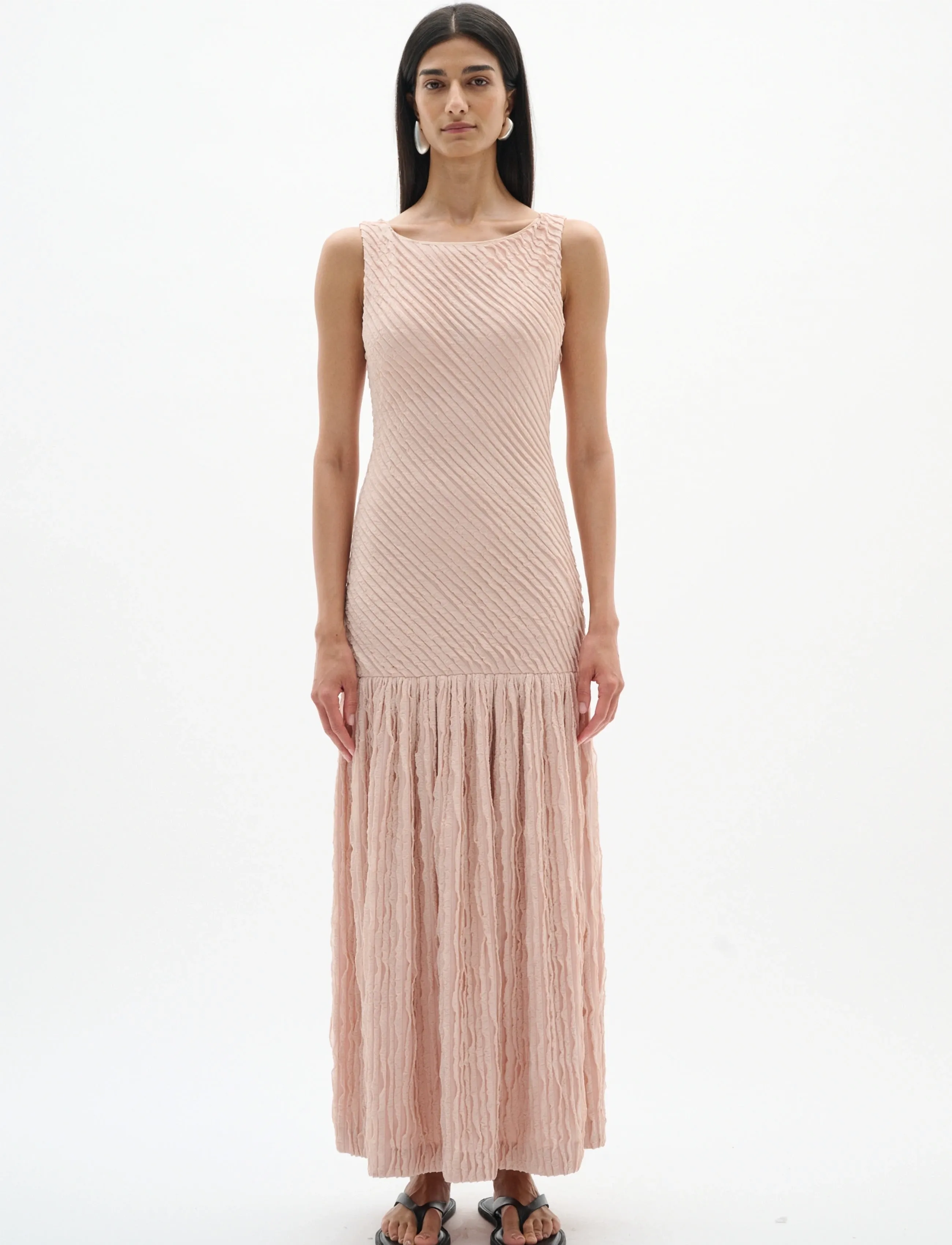InWear SELMAIW FEST LONG DRESS - Sukienki - ROSE DUST / pink/rose