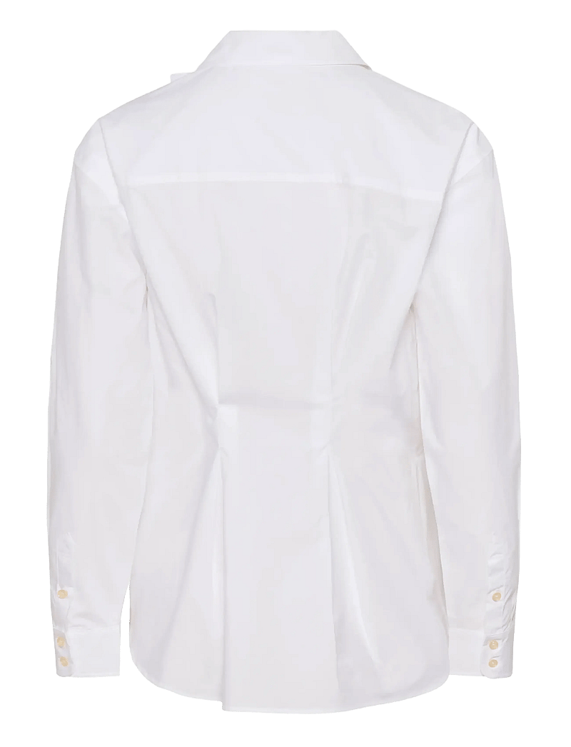 InWear - LELOIW DALLAS PLEATED SHIRT - long-sleeved shirts - pure white - 2