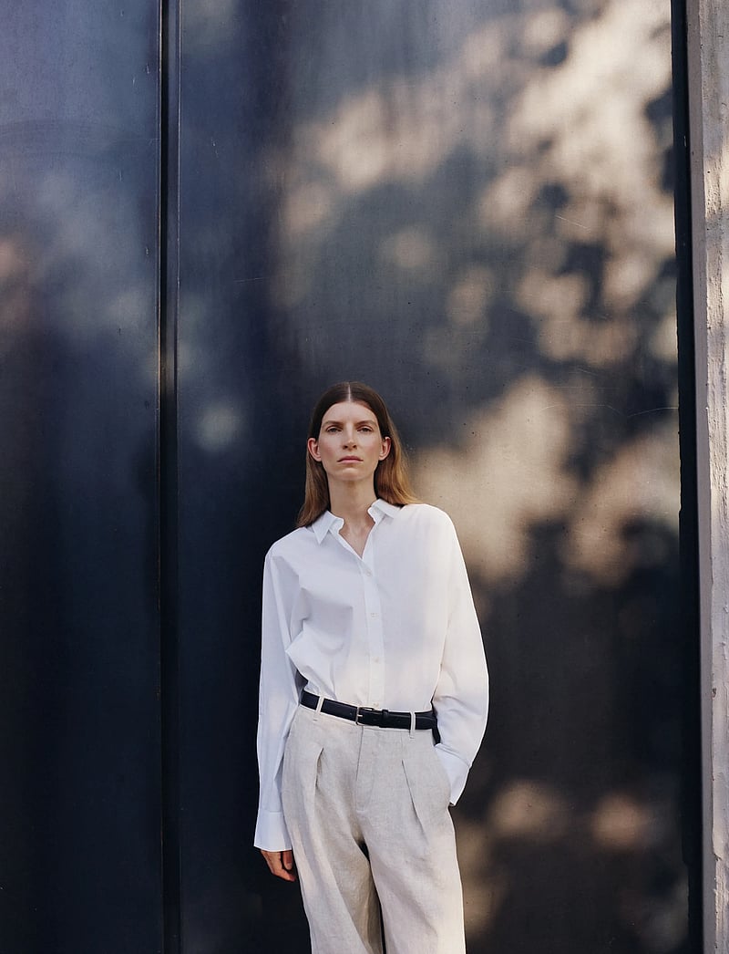 InWear - LELOIW NEOLA SHIRT - langärmlige hemden - pure white - 0