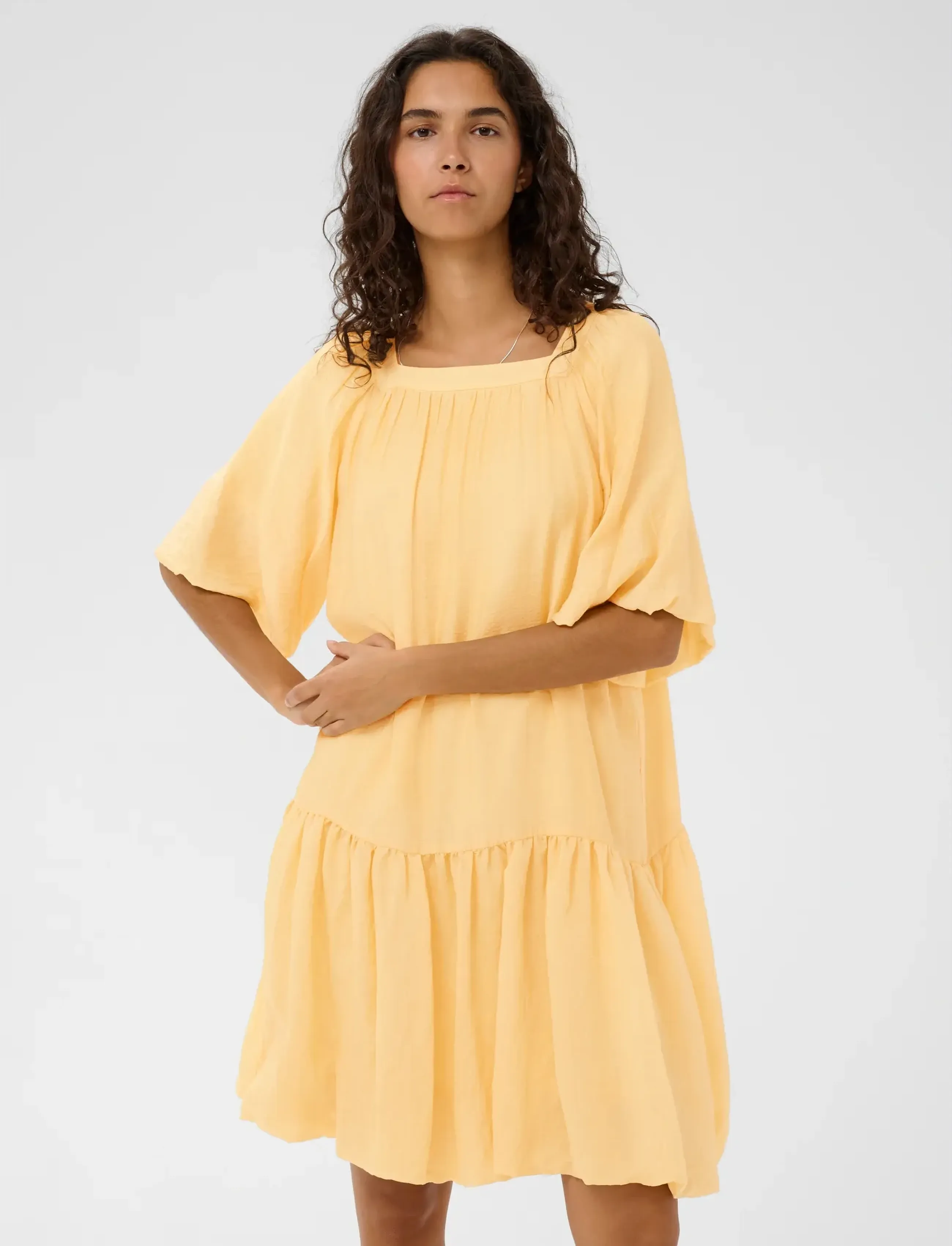 InWear LYLAIW FEST SHORT DRESS - Klänningar - CHAMOMILE / yellow