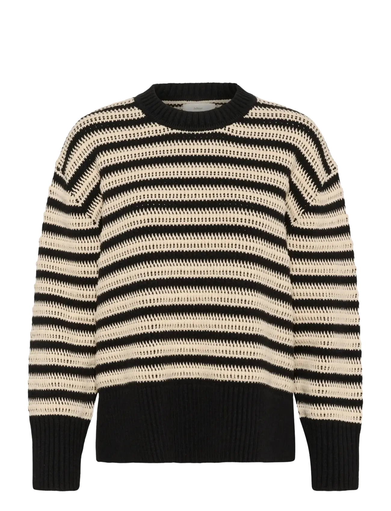 InWear MOSKAIW PULLOVER - Riided - BLACK/ WHISPER WHITE / black