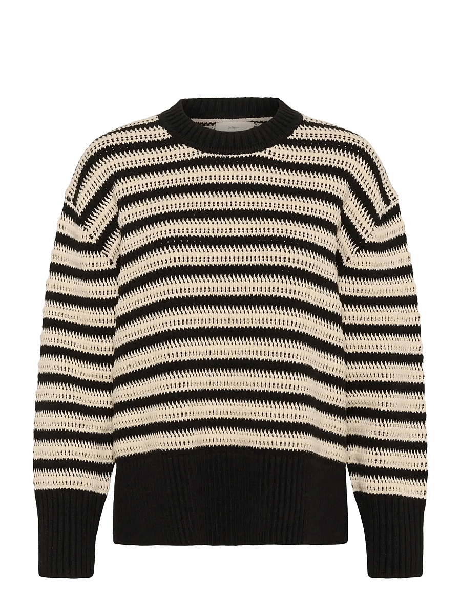 InWear - MOSKAIW PULLOVER - pullover - black/ whisper white - 1