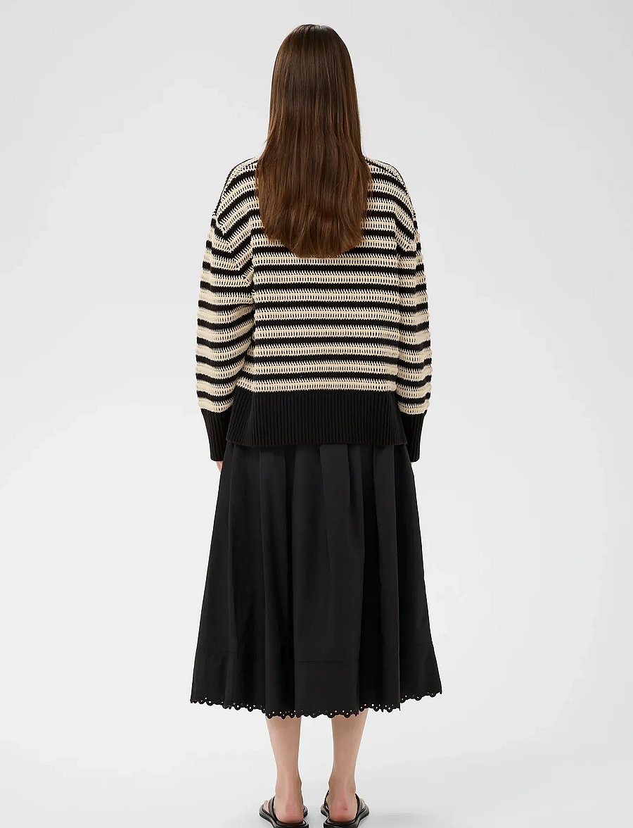 InWear - MOSKAIW PULLOVER - pullover - black/ whisper white - 4