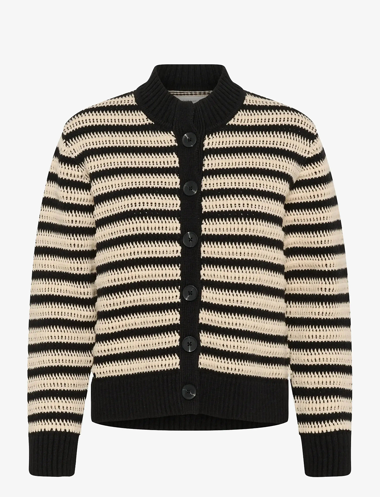 InWear - MOSKAIW CARDIGAN - cardigans - black/ whisper white - 1