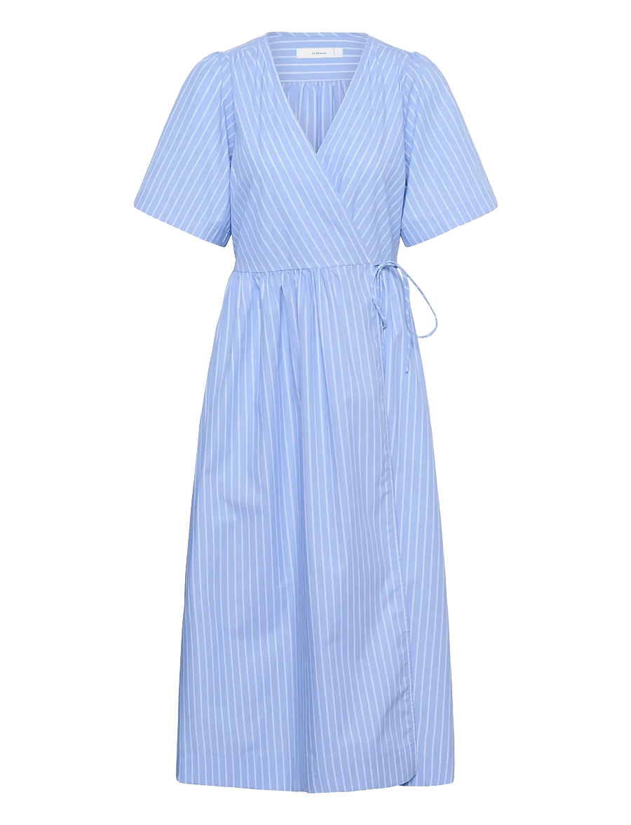 InWear - RAELYNNIW WRAP DRESS - wrap dresses - blue yd summer stripe - 1