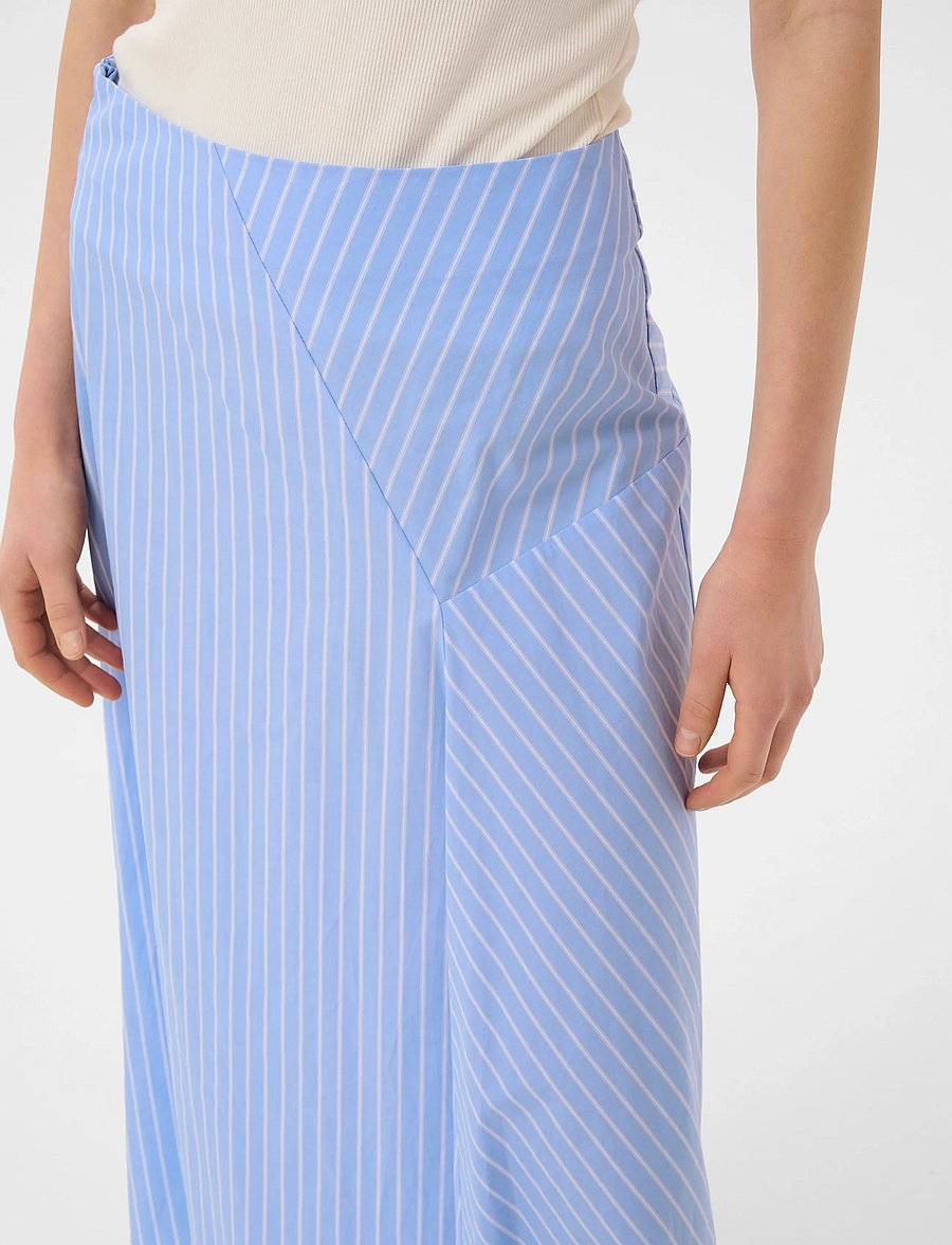 InWear - RAELYNNIW SKIRT - midi nederdele - blue yd summer stripe - 5