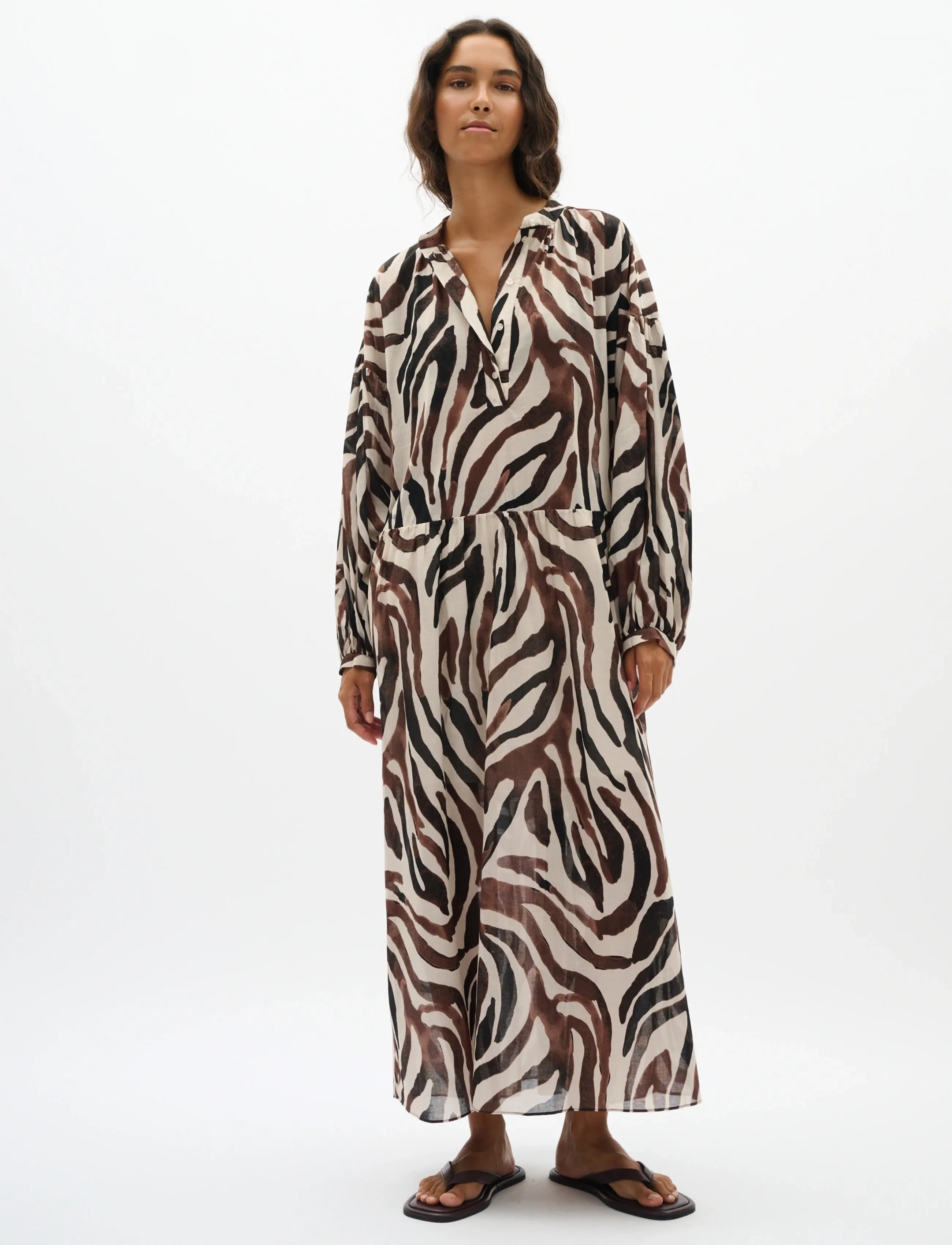 InWear - ROSALIEIW DRESS - maxi kjoler - haze zebrah - 4