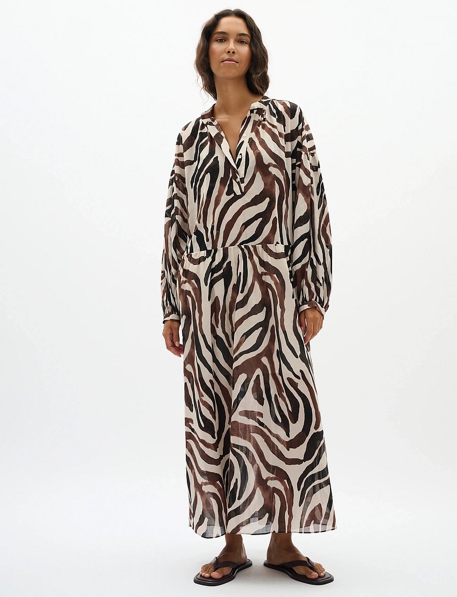 InWear - ROSALIEIW DRESS - maxi kjoler - haze zebrah - 4
