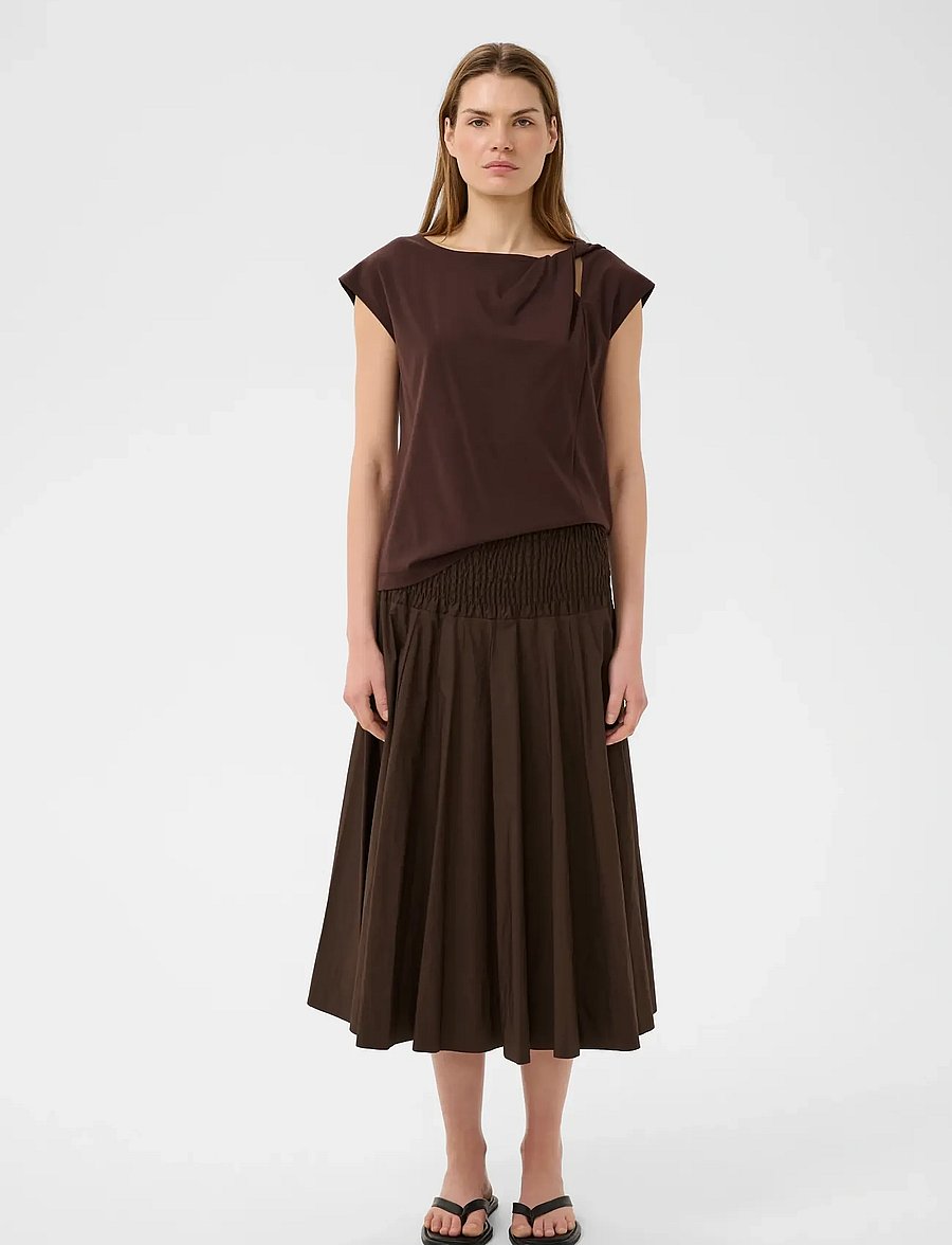 InWear - RAVENIW SKIRT - midi skirts - coffee bean - 3