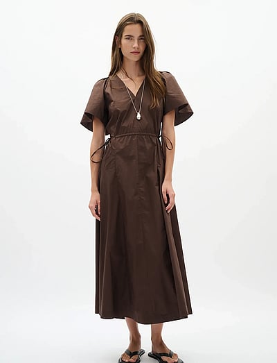 Brown Wrap Dresses special offers for women at Boozt.com Brown Wrap Dresses special offers for women at Boozt.com