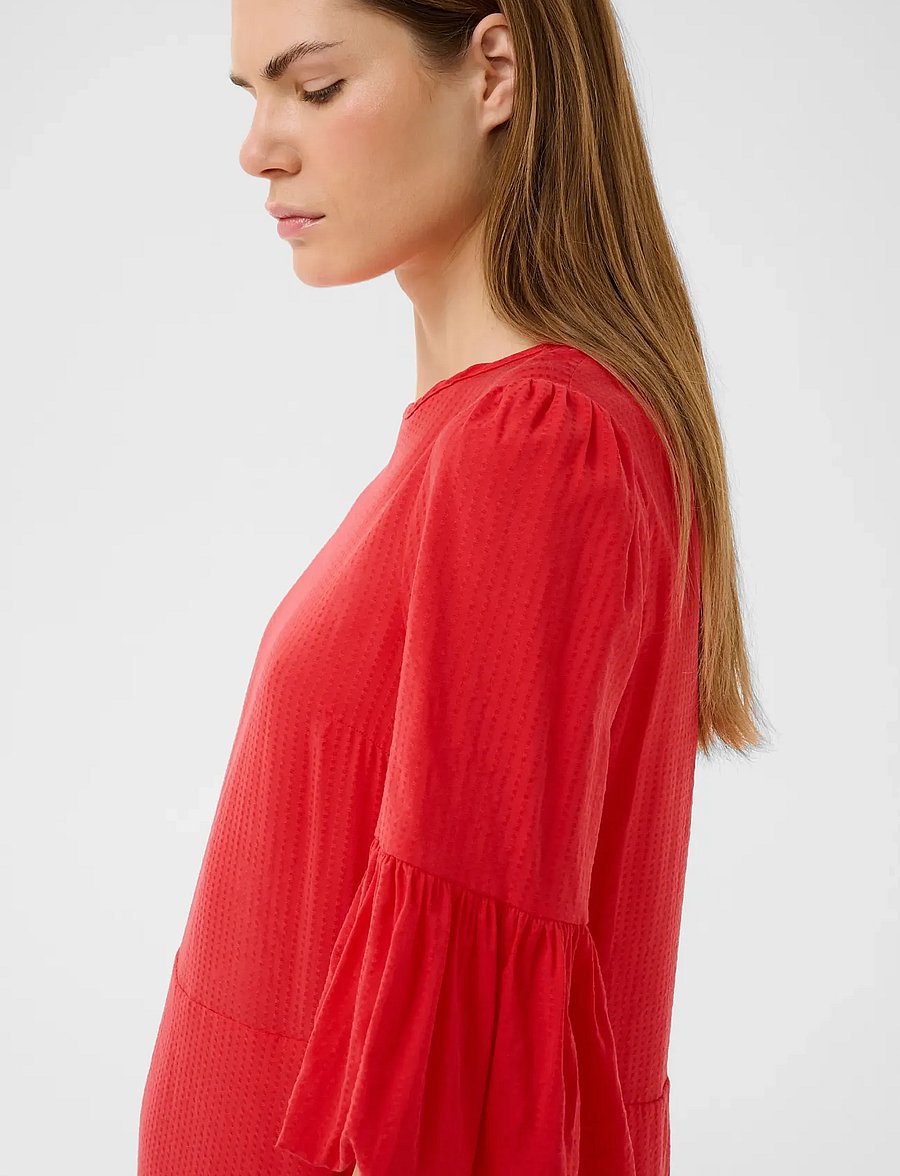 InWear - REESEIW DRESS - partíkjólar - poppy red - 3
