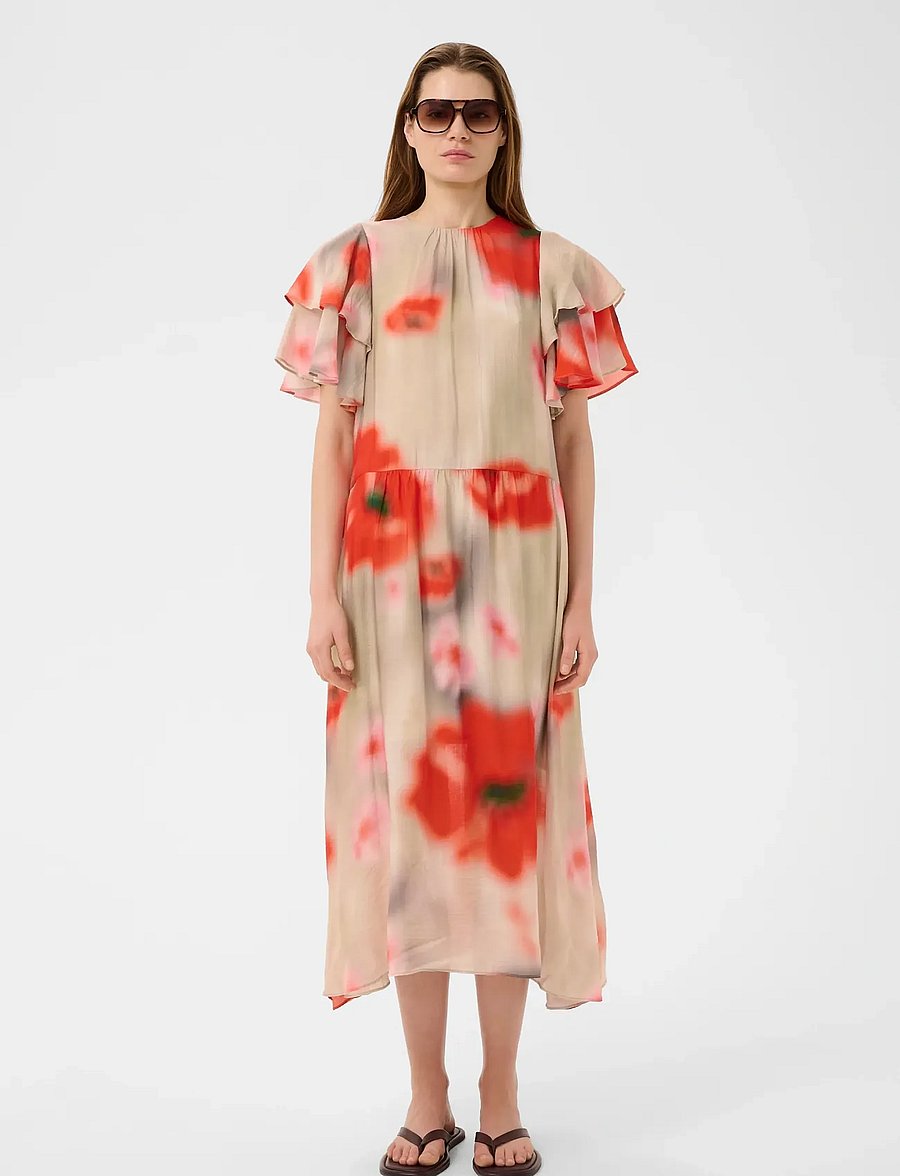 InWear - REAGANIW DRESS - sommerkleider - large blurred poppies - 3