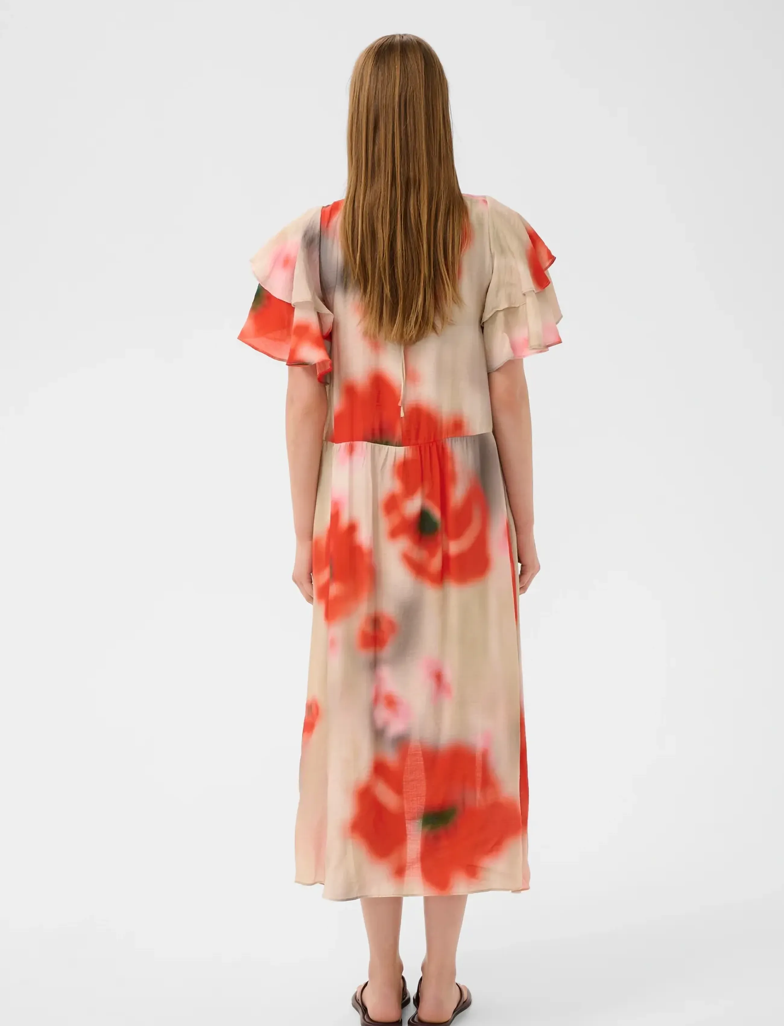 InWear - REAGANIW DRESS - robes d'été - large blurred poppies - 4