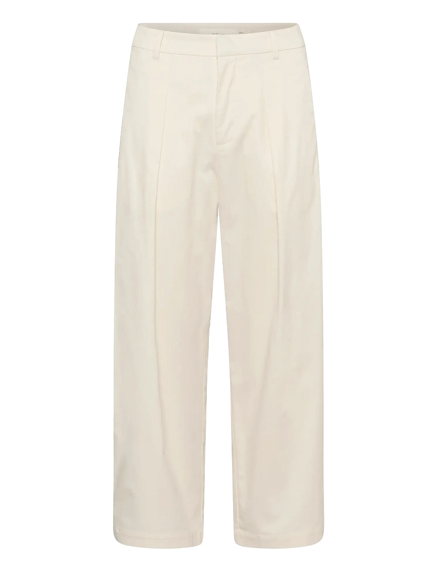 InWear - ELVIA SINIKKA PANTS - laia säärega püksid - vanilla - 0