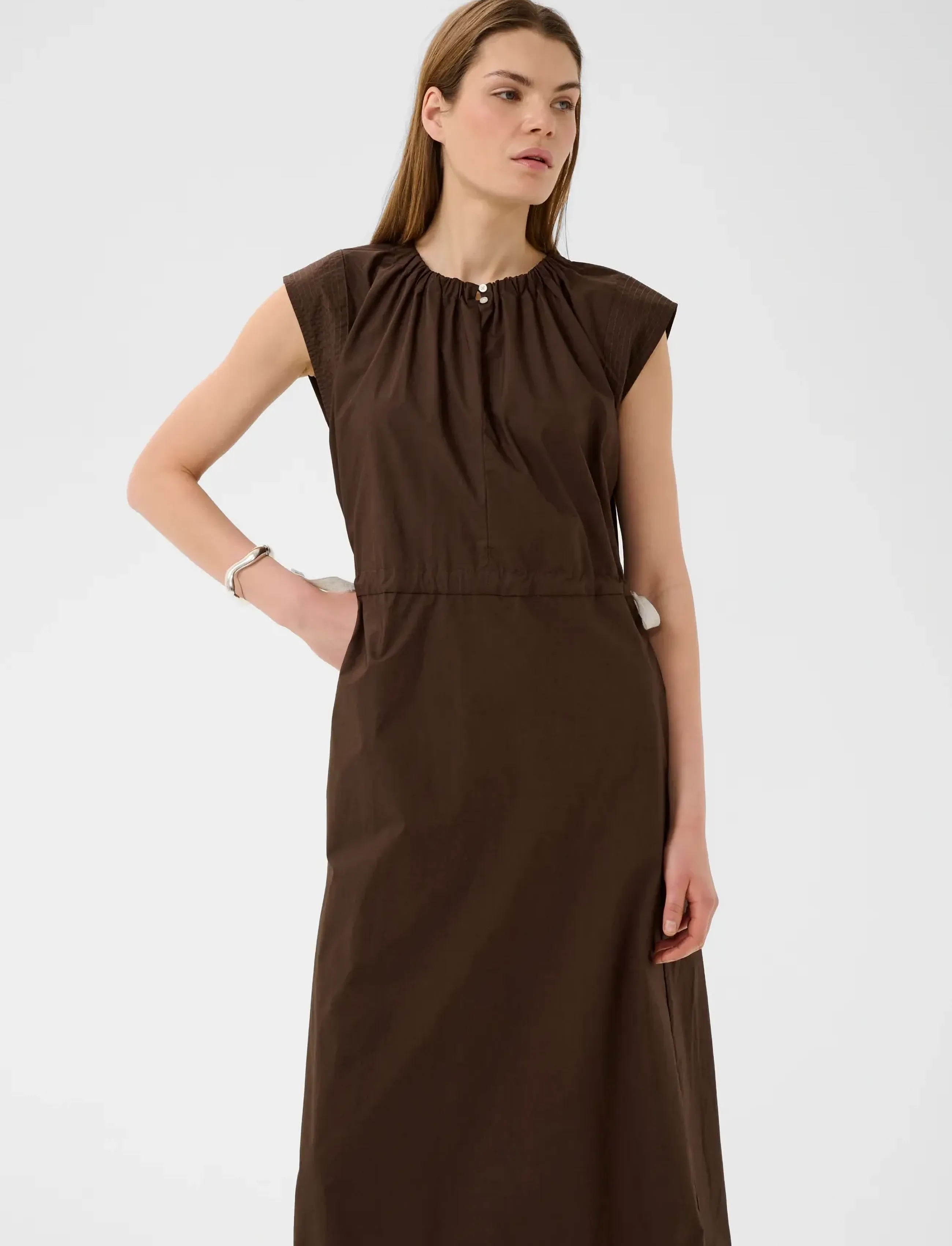 InWear ELLINIW DRESS - Konfirmation - COFFEE BEAN / brown