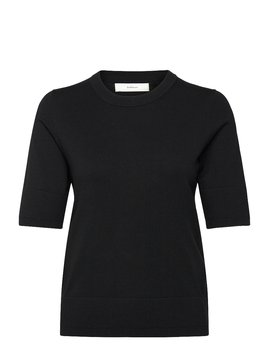 InWear - MIKOIW CORE TEE - t-shirts - black - 1