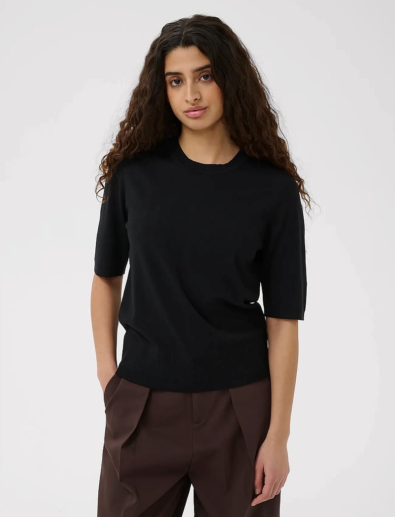 InWear - MIKOIW CORE TEE - t-shirts - black - 4