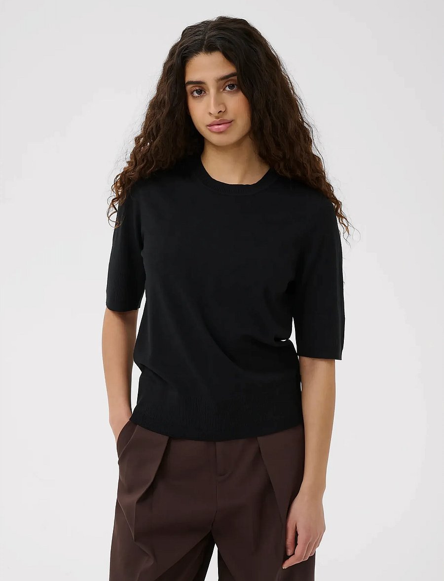 InWear - MIKOIW CORE TEE - t-shirts - black - 4