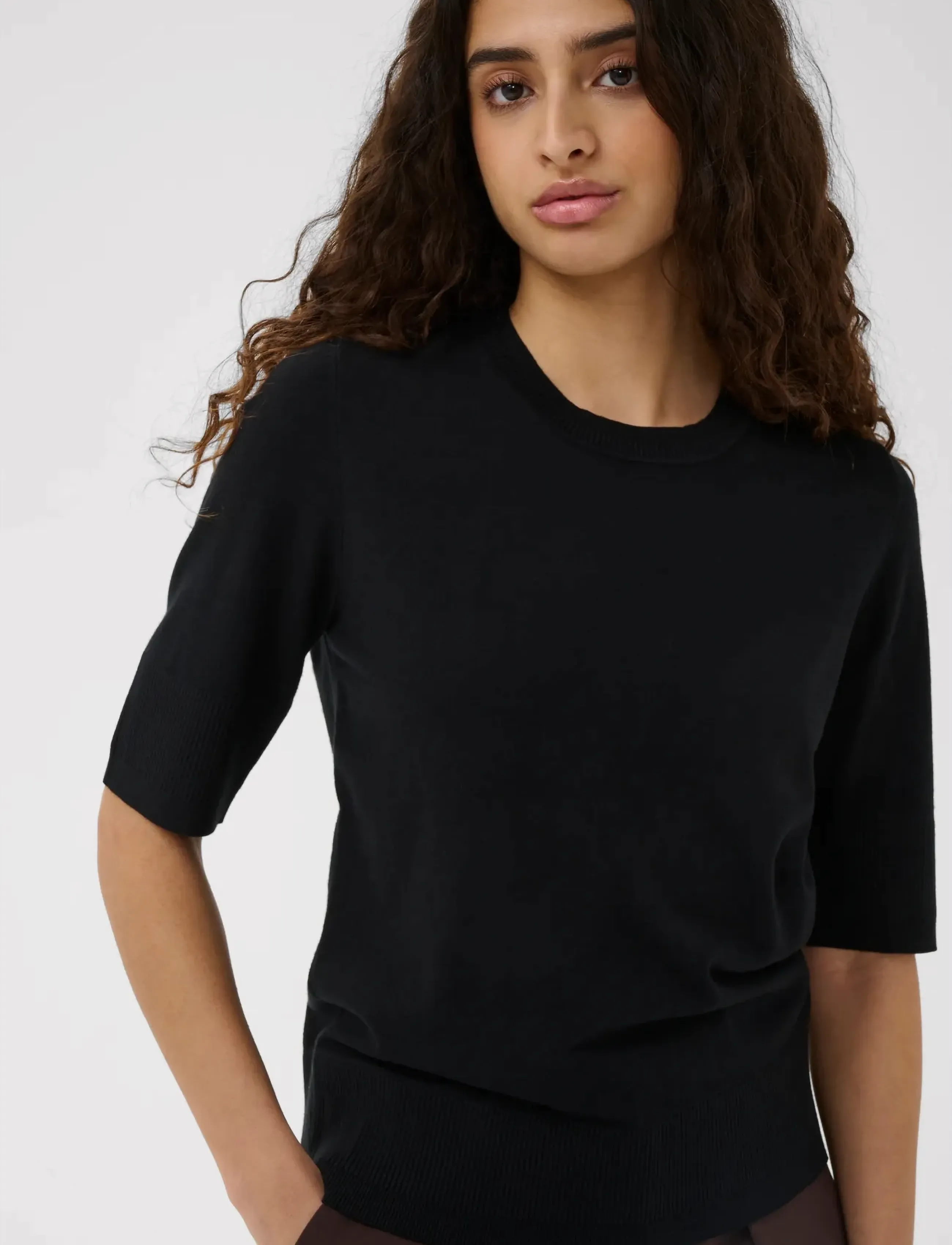 InWear - MIKOIW CORE TEE - t-shirts - black - 5