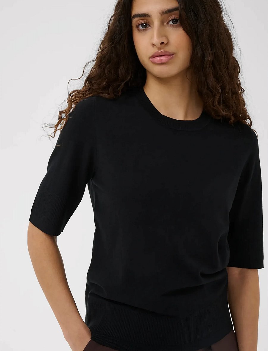 InWear - MIKOIW CORE TEE - t-shirts - black - 5