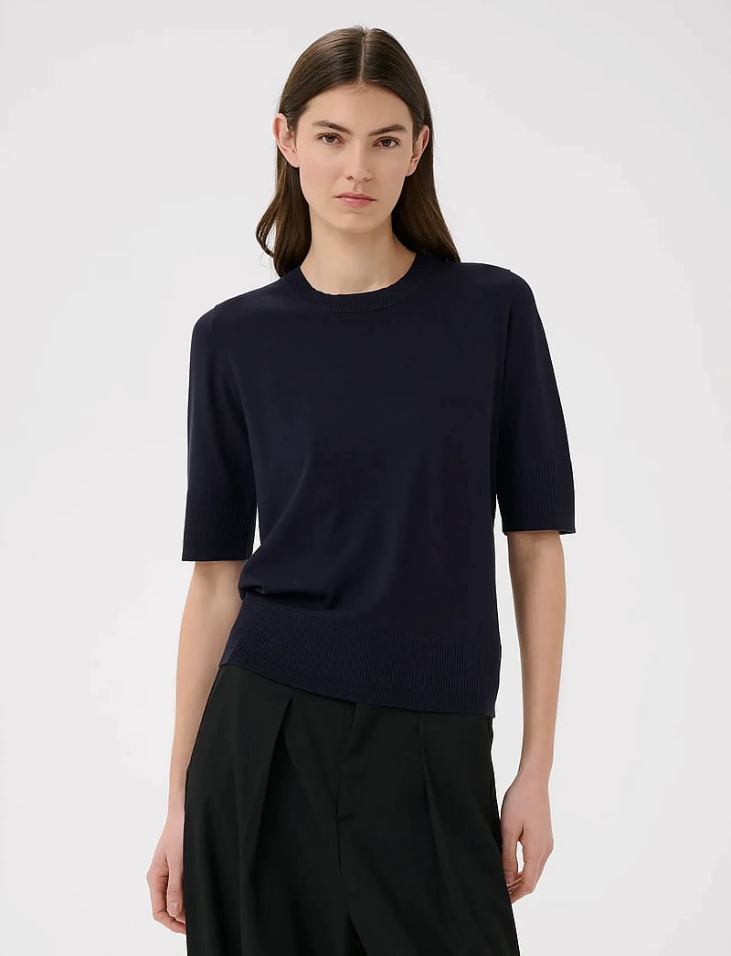 InWear - MIKOIW CORE TEE - t-shirts - marine blue - 4