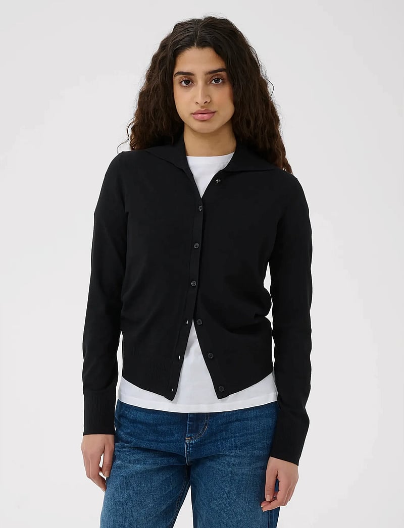 InWear - MIKOIW CORE CARDIGAN - cardigans - black - 4