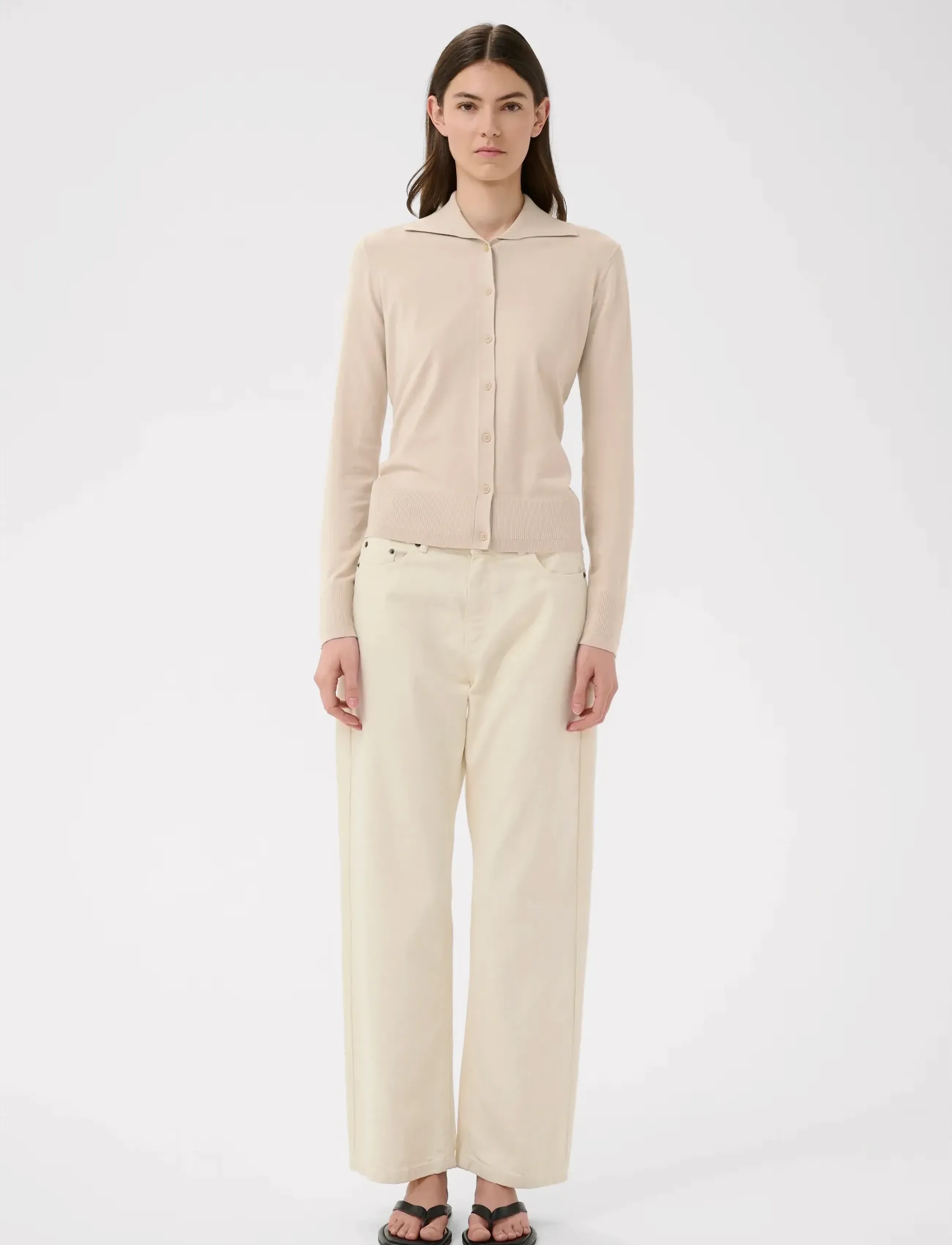 InWear Mikoiw Core Cardigan, M, Beige, Strik > Cardigans, Dame