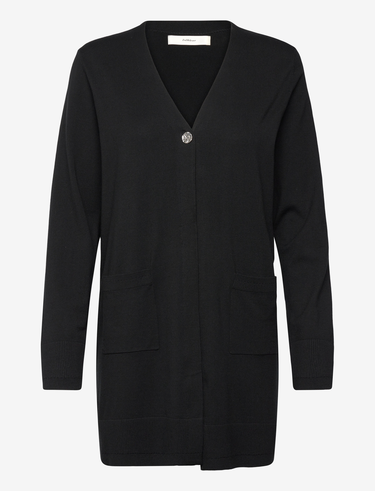 InWear - MIKOIW CORE LONG CARDIGAN - cardigans - black - 1