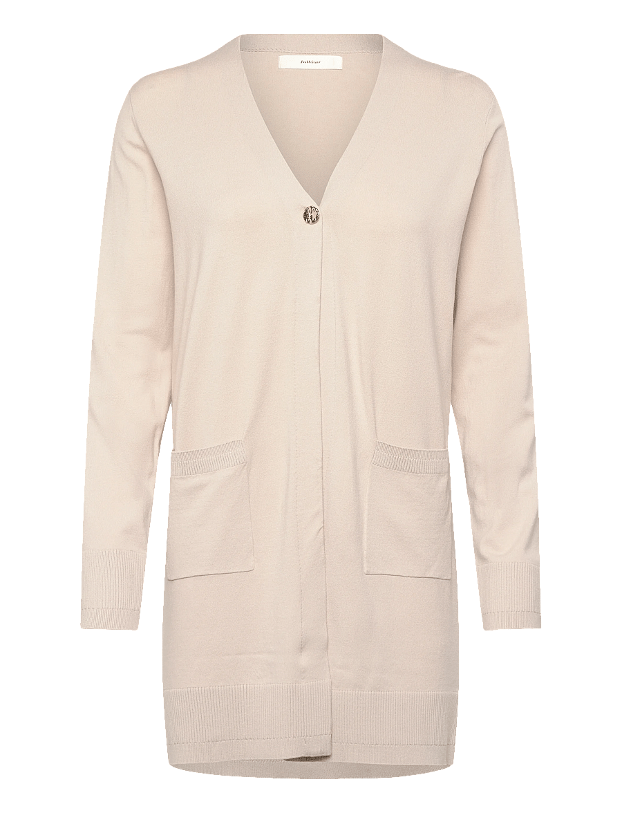 InWear - MIKOIW CORE LONG CARDIGAN - strickjacken - haze - 1