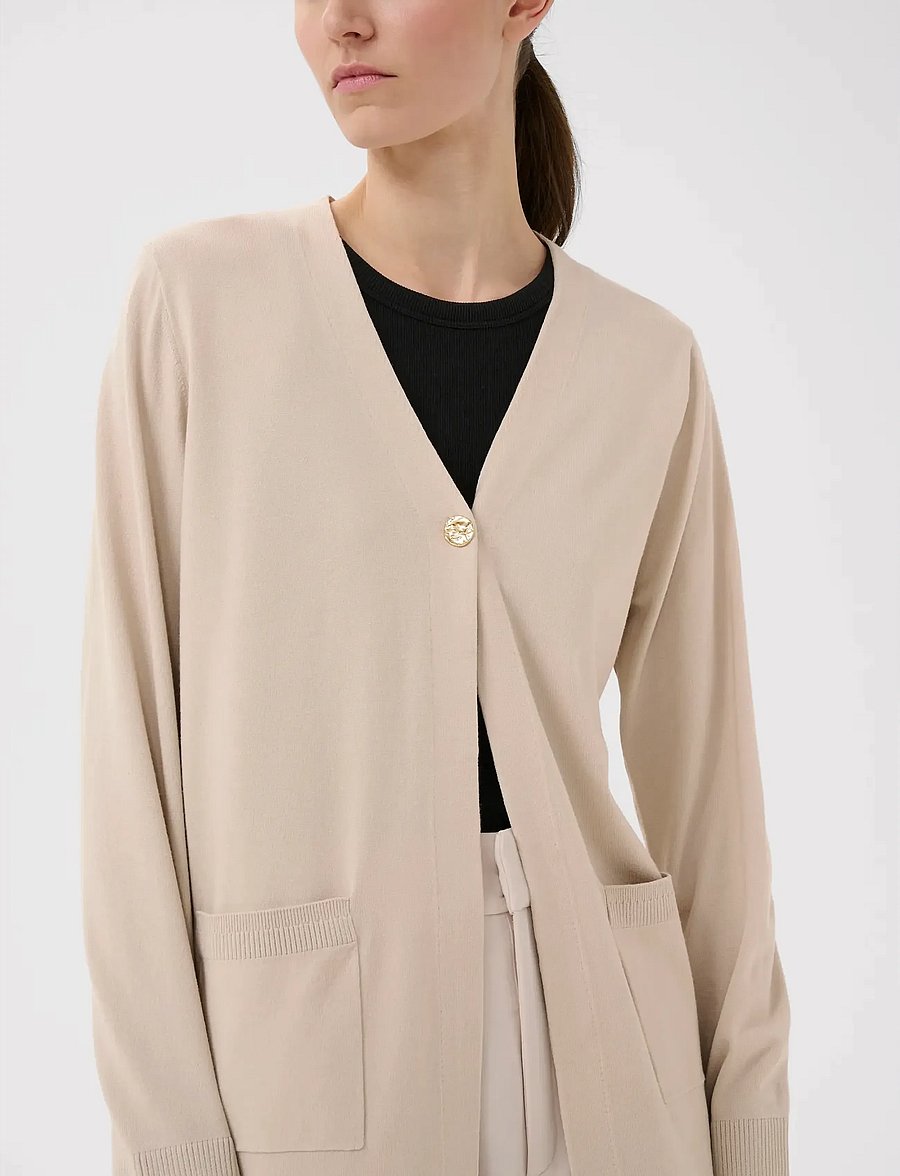 InWear - MIKOIW CORE LONG CARDIGAN - strickjacken - haze - 5