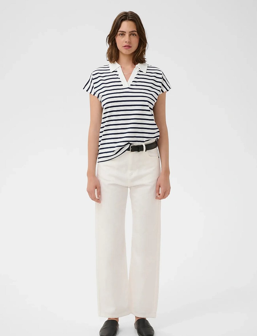 InWear - PFIAIW POLO TSHIRT - poloshirts - maritime slim stripe - 3