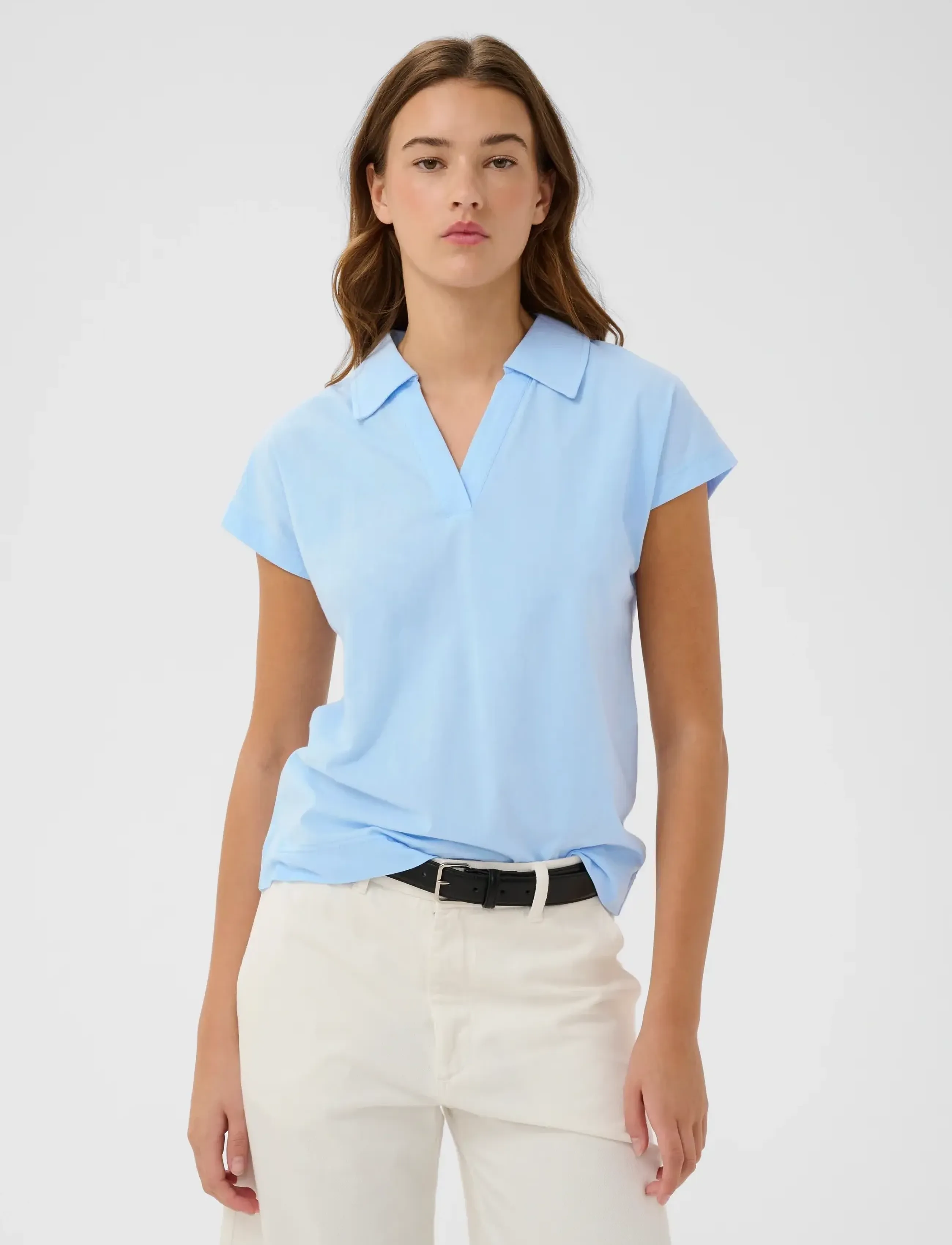 InWear Pfiaiw Polo Tshirt, S, T-shirts & Oberteile, Blau - Polos, Frauen