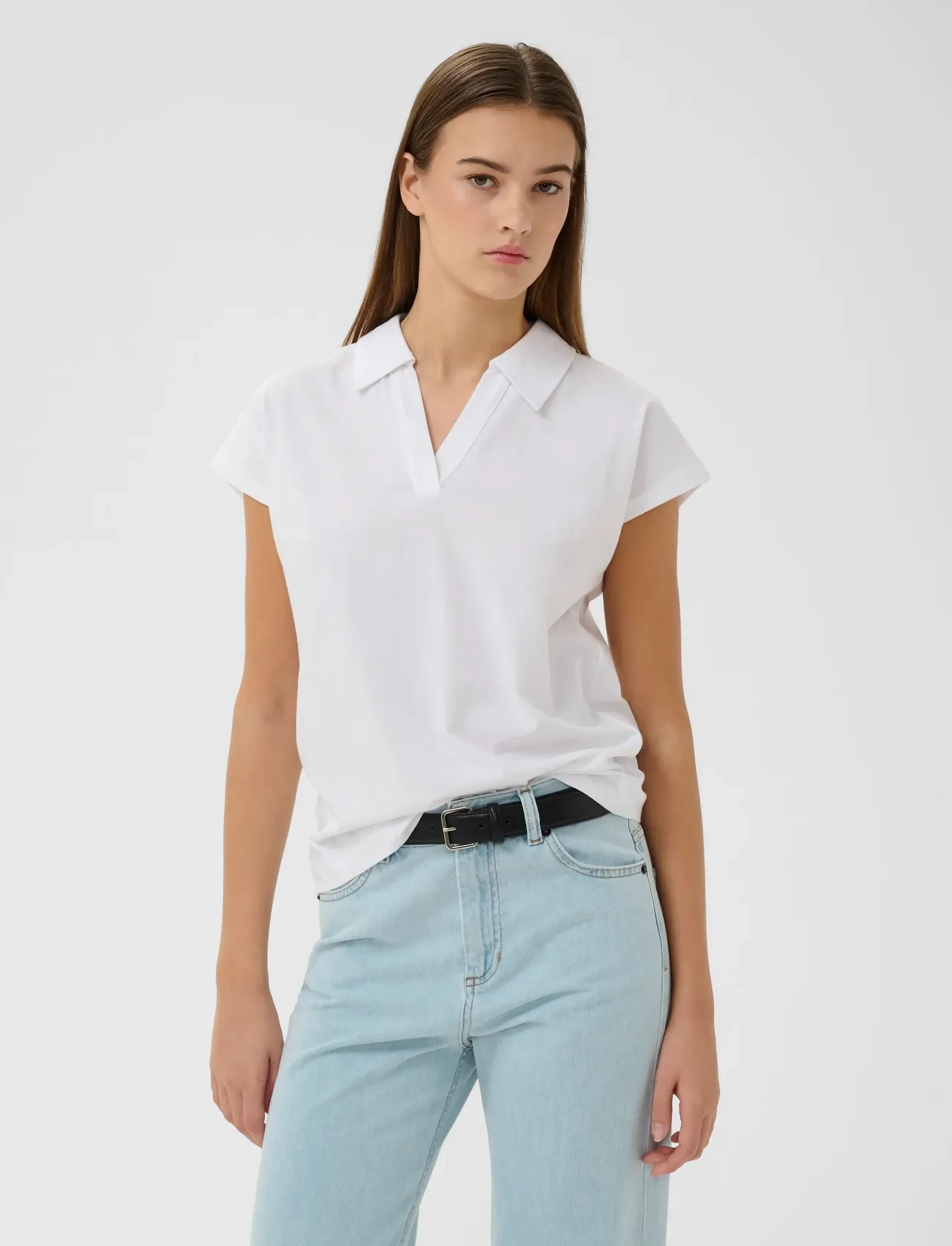 InWear Pfiaiw Polo Tshirt, S, T-shirts & Oberteile, Weiß - Polos, Frauen