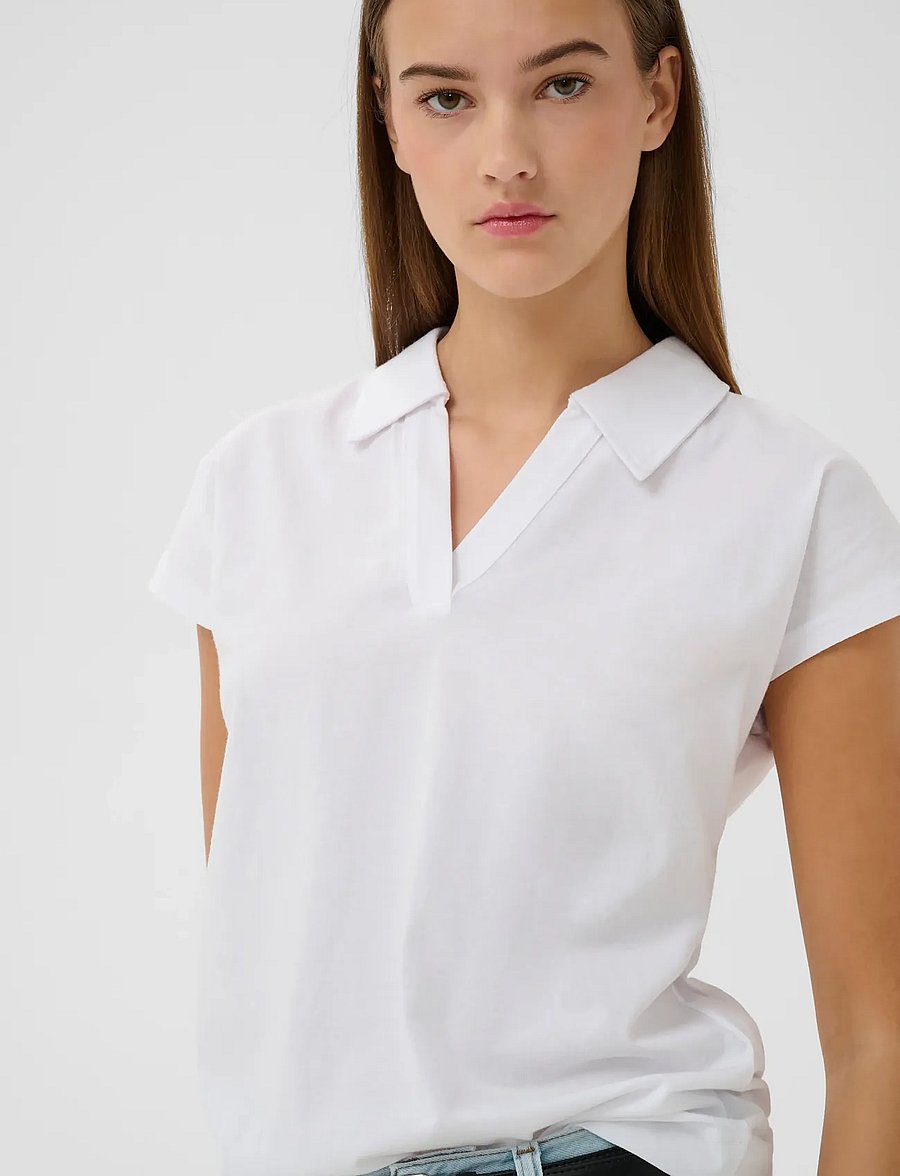 InWear - PFIAIW POLO TSHIRT - polo shirts - pure white - 5