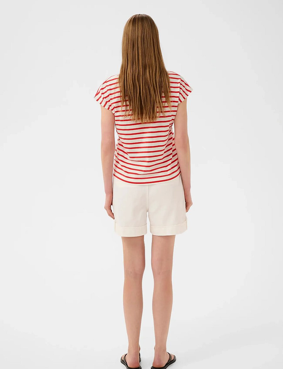 InWear - PFIAIW POLO TSHIRT - poloshirts - red slim stripe - 4