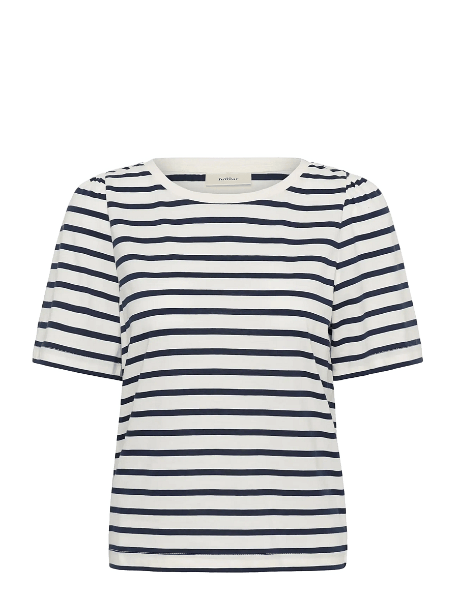 InWear - PFIAIW GATHERING TSHIRT - t-shirts - maritime slim stripe - 1